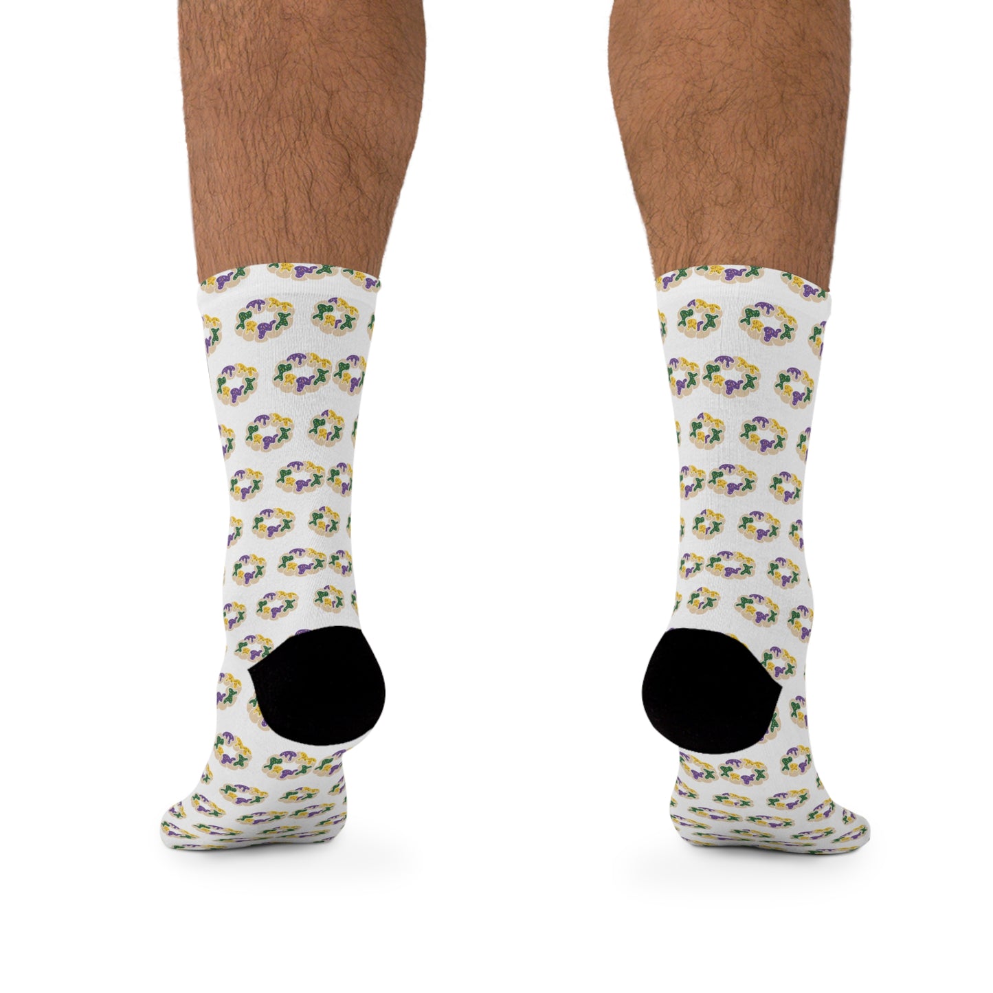 King Cake Crew Socks - Recycled Poly Socks