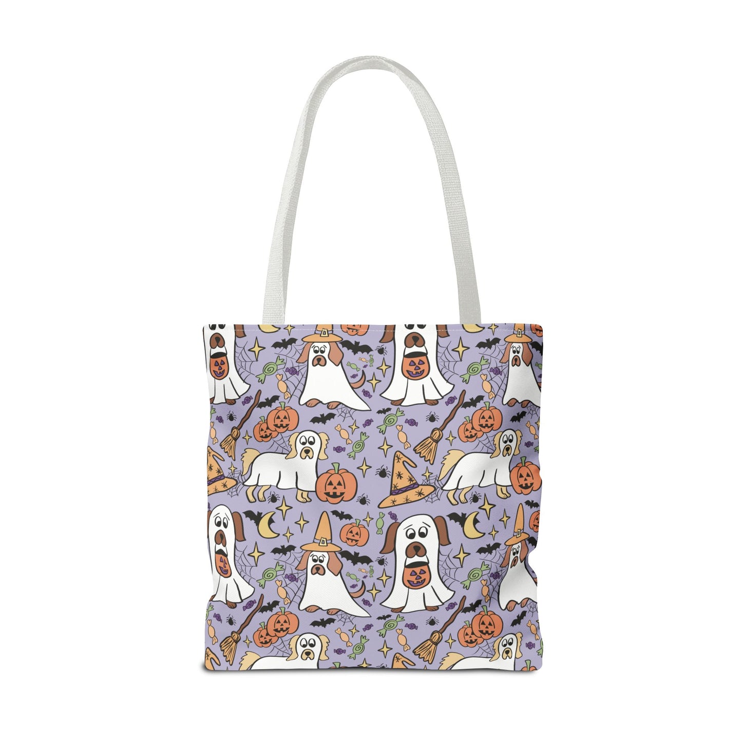 Spooky Ghosts Tote Bag - Halloween Decor, Trick or Treat, Eco-Friendly Shopping, Witchy Vibes, Fun & Festive Gift