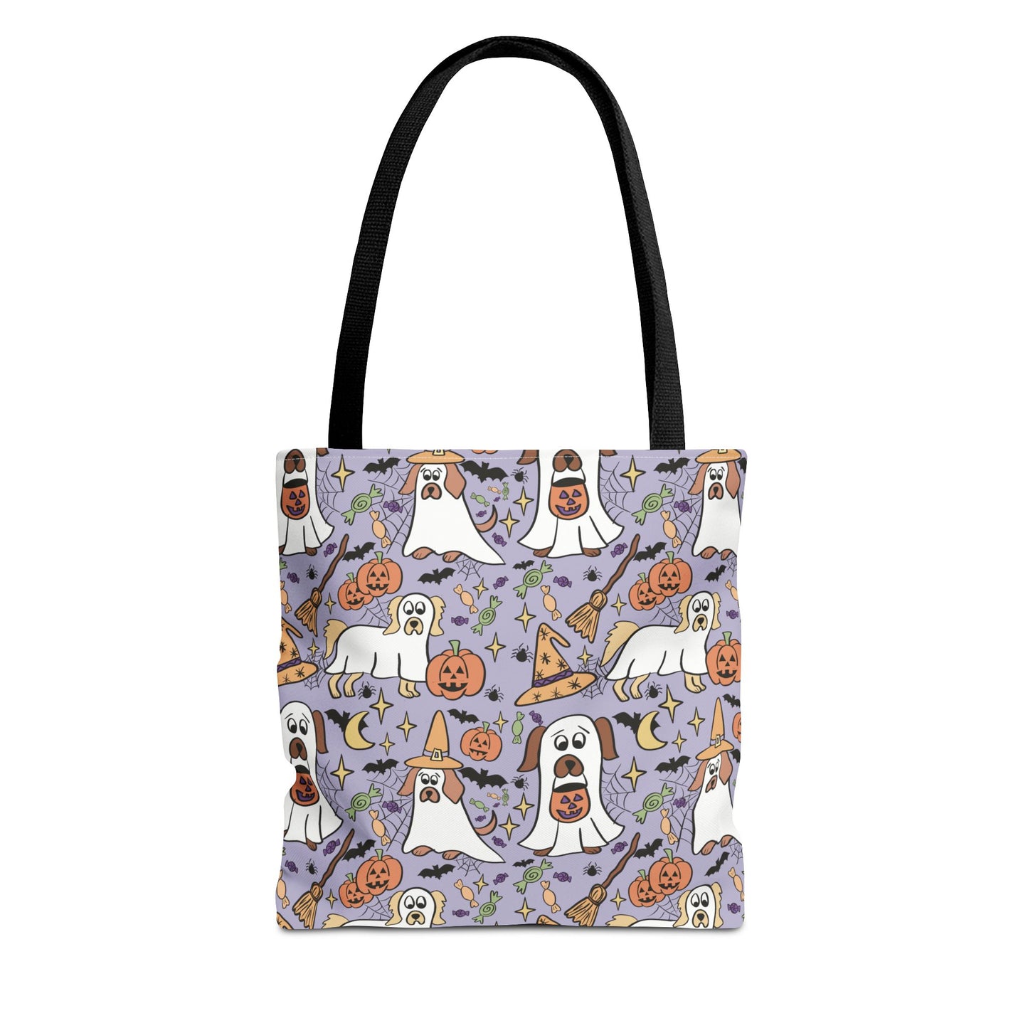 Spooky Ghosts Tote Bag - Halloween Decor, Trick or Treat, Eco-Friendly Shopping, Witchy Vibes, Fun & Festive Gift