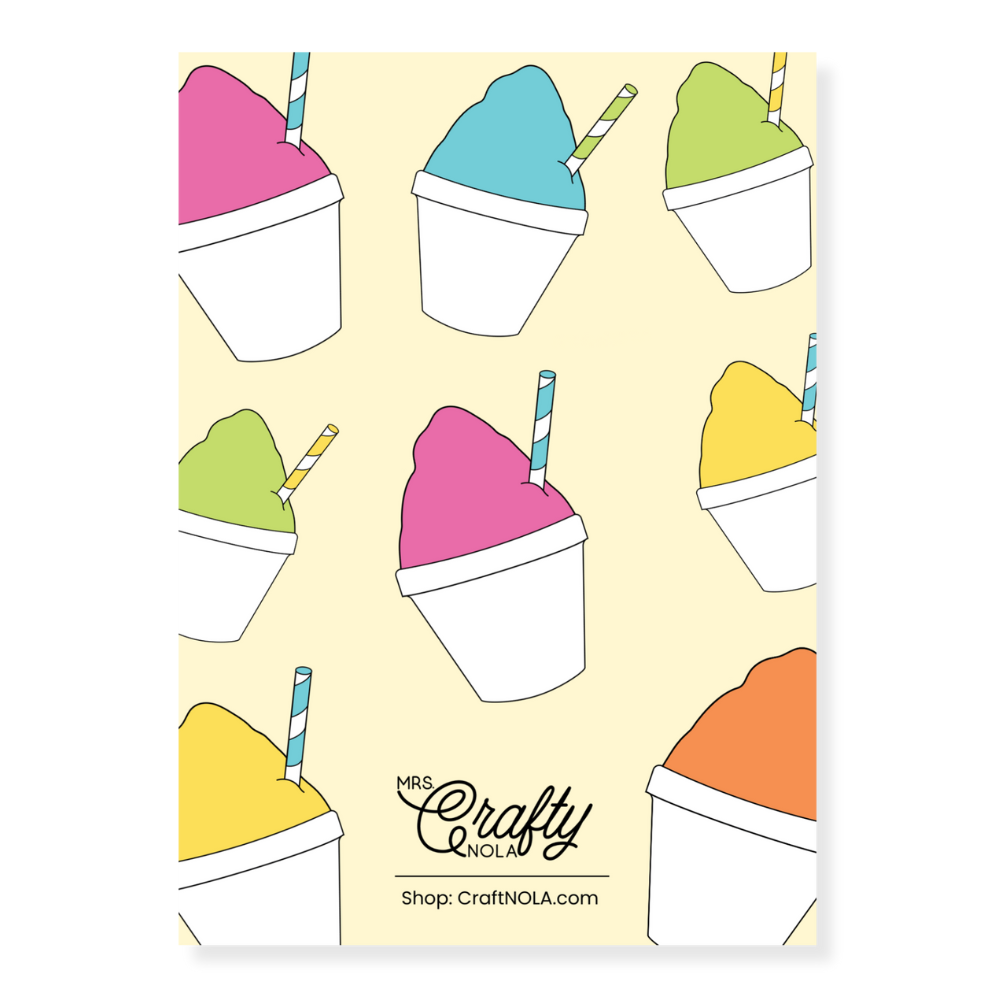 Mutli-Color Snowball Birthday Invitation - Canva Template