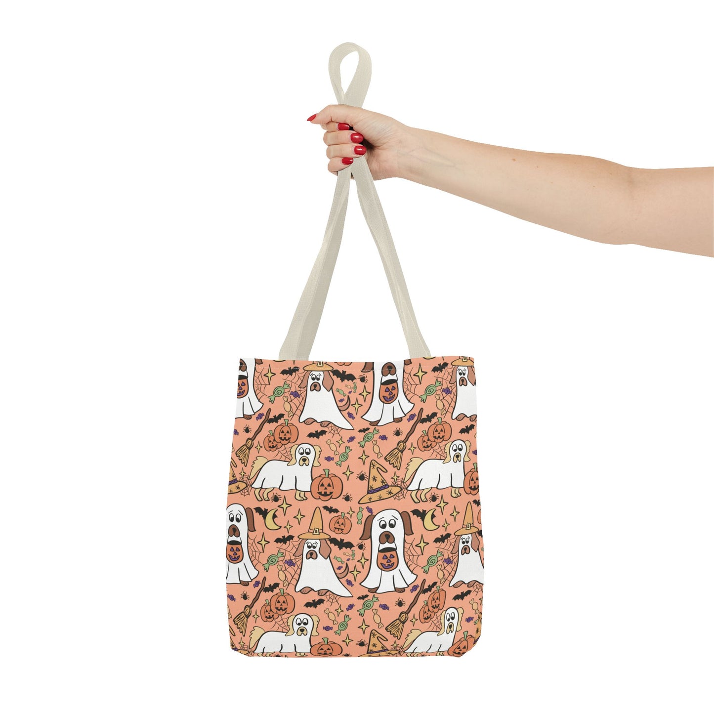 Halloween Dog Lover Tote Bag, Spooky Season Bag, Cute Canine Tote, Gifts for Dog Owners, Halloween Theme Bag