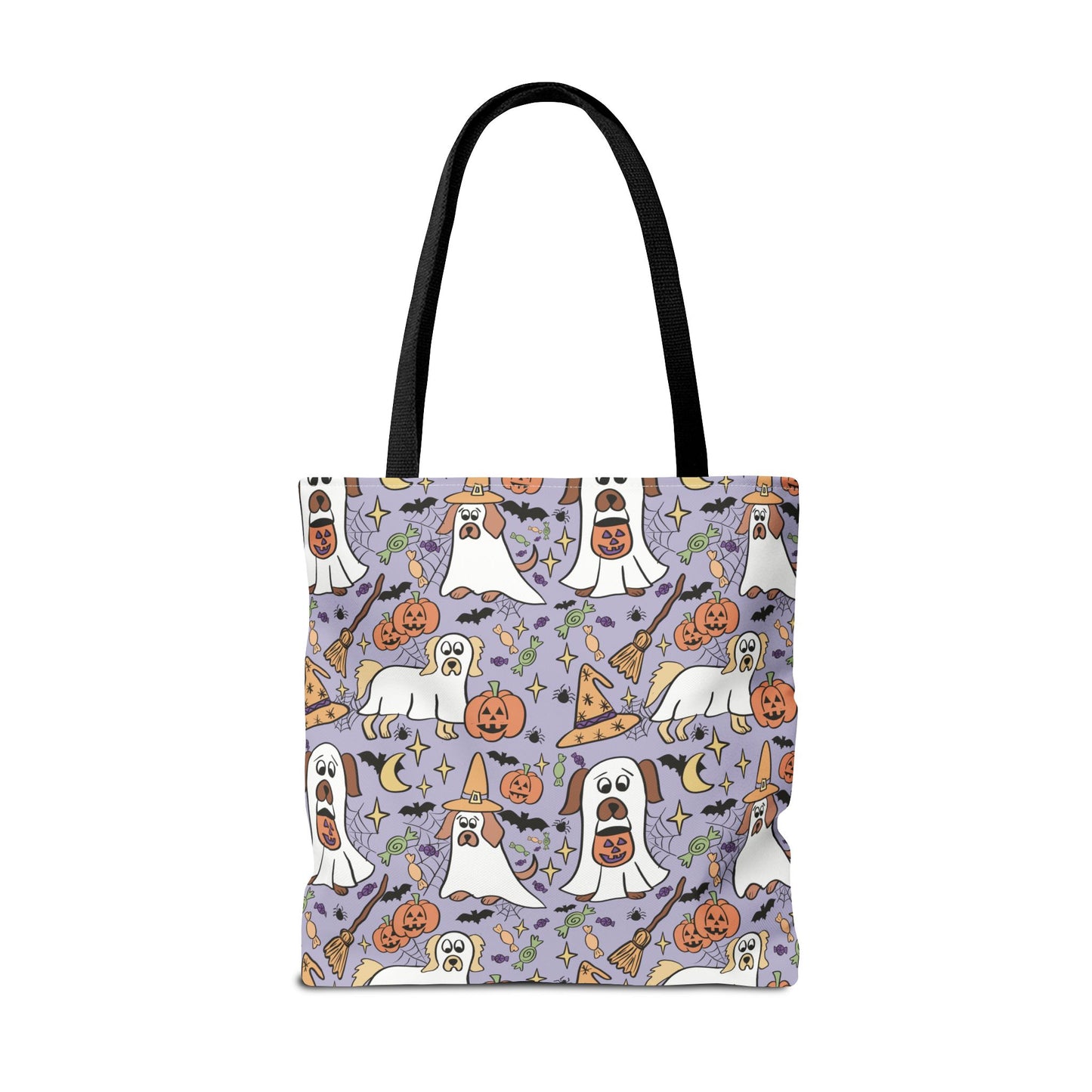 Spooky Ghosts Tote Bag - Halloween Decor, Trick or Treat, Eco-Friendly Shopping, Witchy Vibes, Fun & Festive Gift