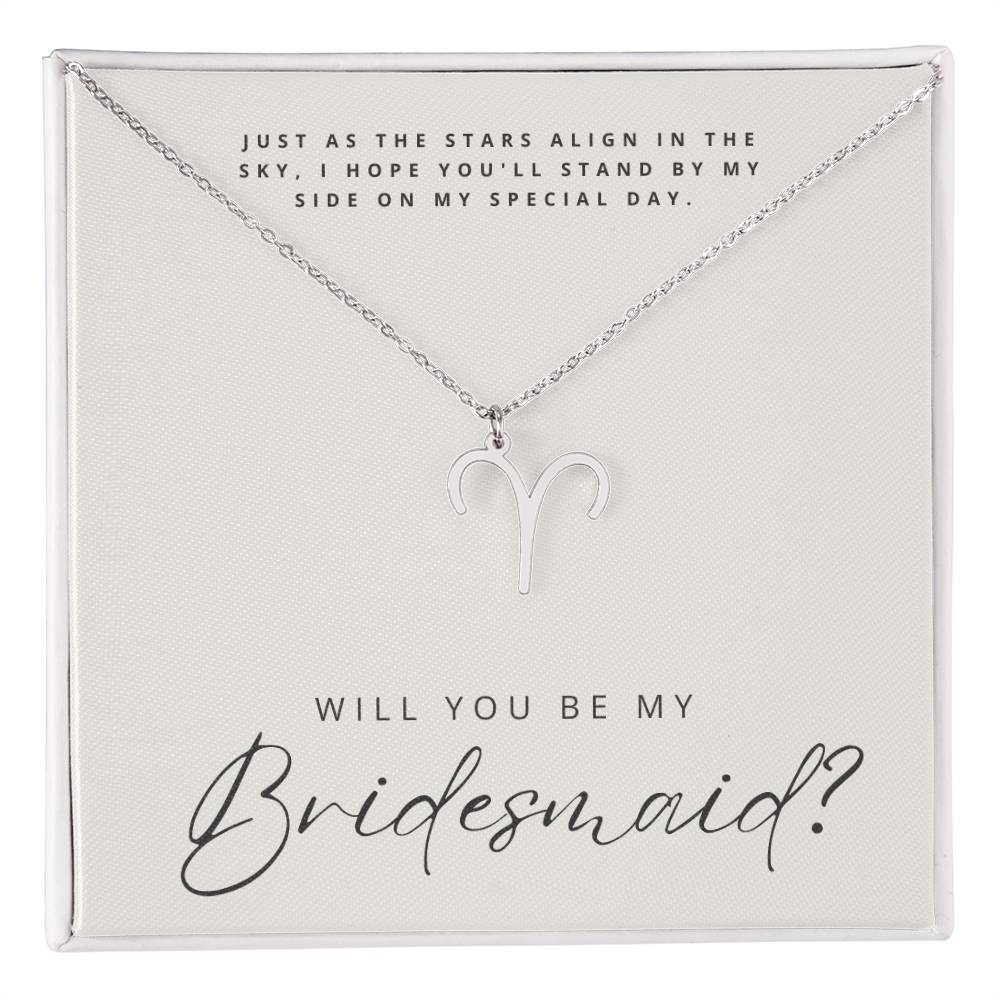 Will You Be My fashion Bridesmaid Necklace | Wedding Necklace