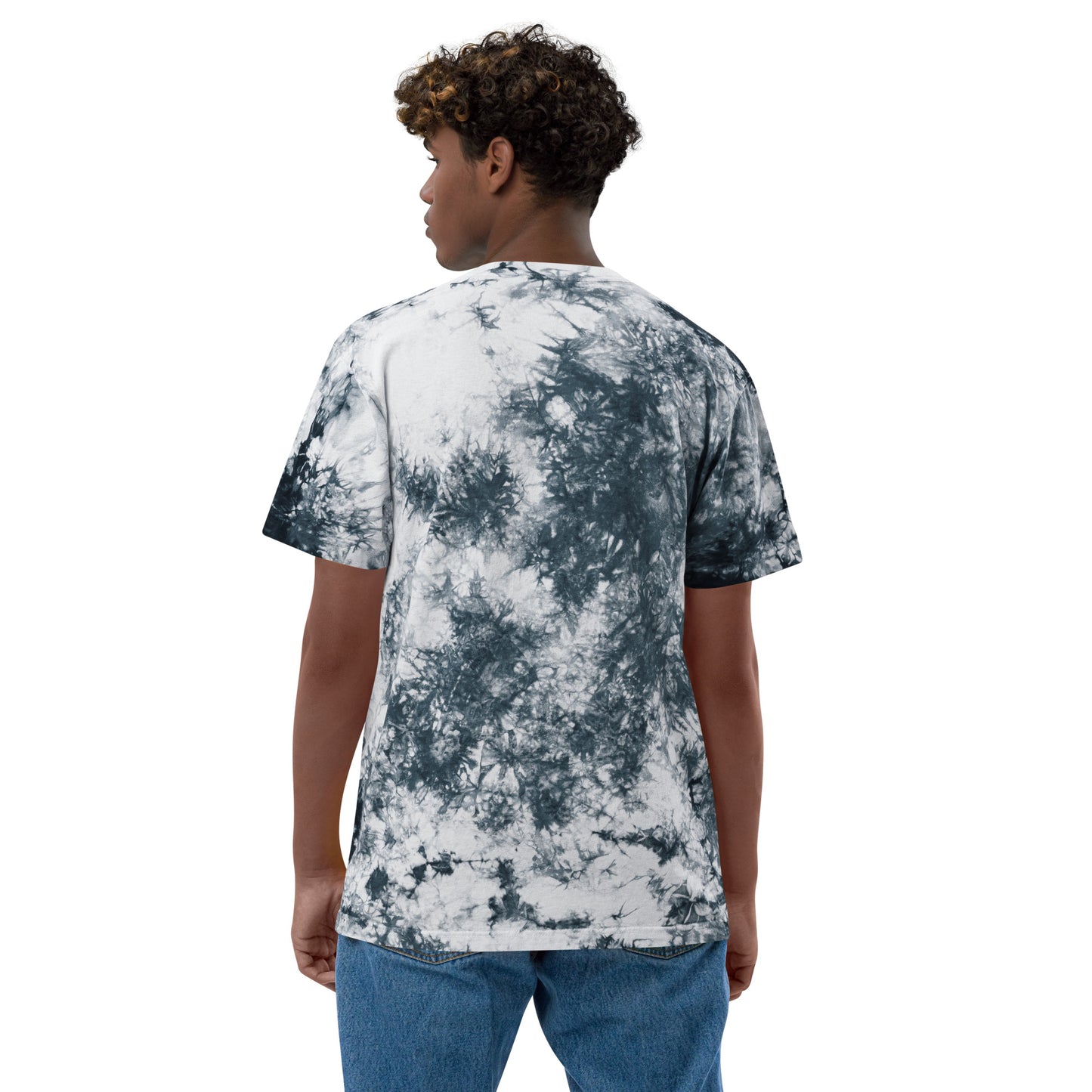 Peace Sign Oversized tie-dye t-shirt