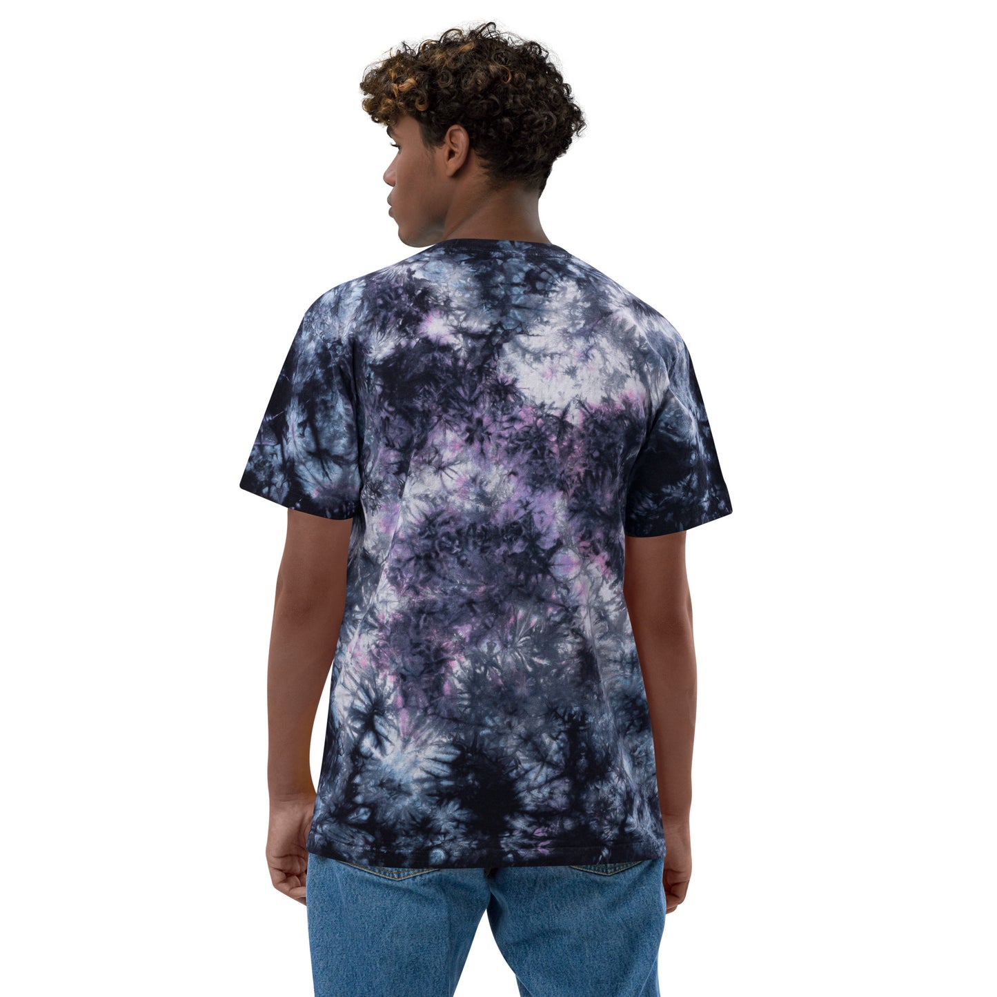 Peace Sign Oversized tie-dye t-shirt