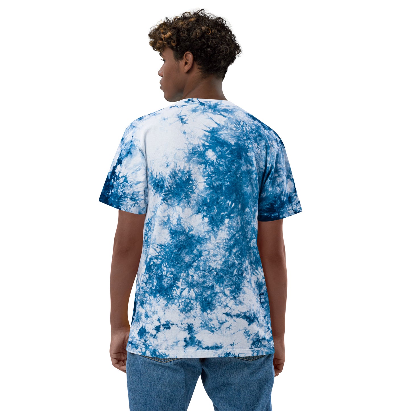Peace Sign Oversized tie-dye t-shirt