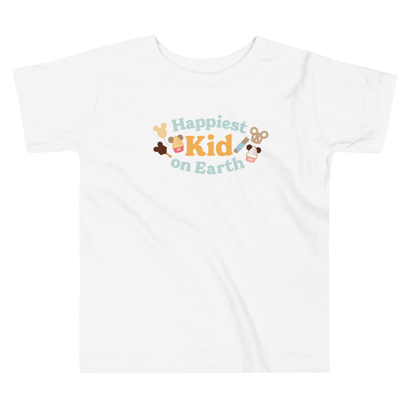 Happiest Kid on Earth Toddler Short Sleeve Snack Tee