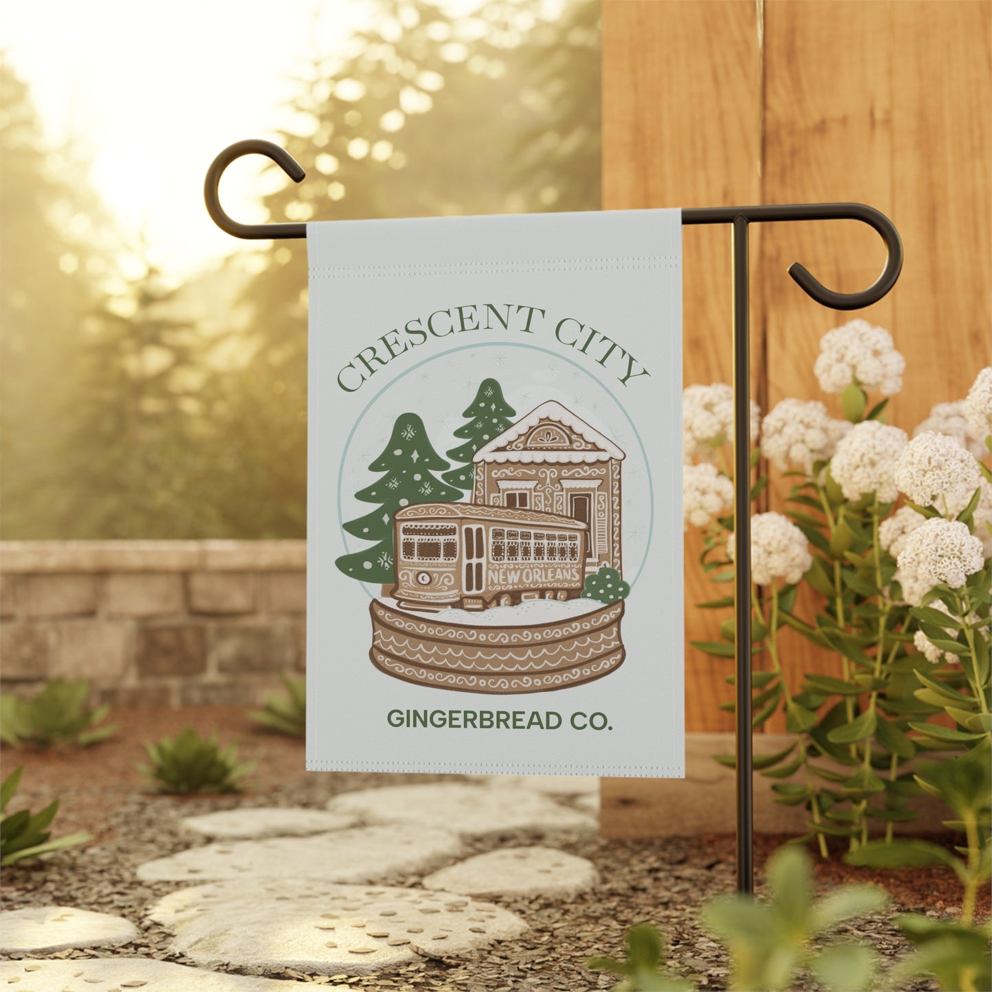 Garden Flag — Crescent City Gingerbread Co. New Orleans Decorative Banner