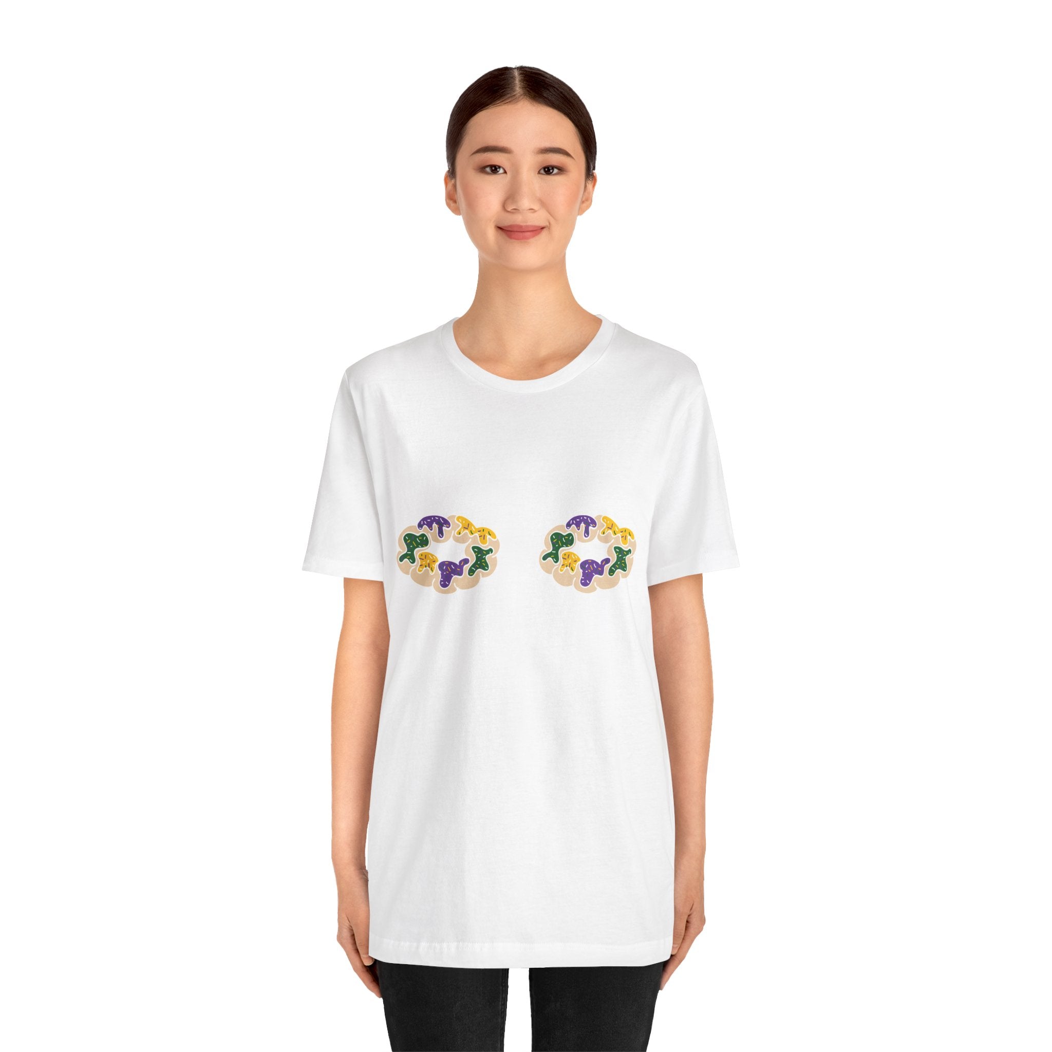 King Cake Tatas Tee - Unisex Jersey Shirt - Express Delivery Available