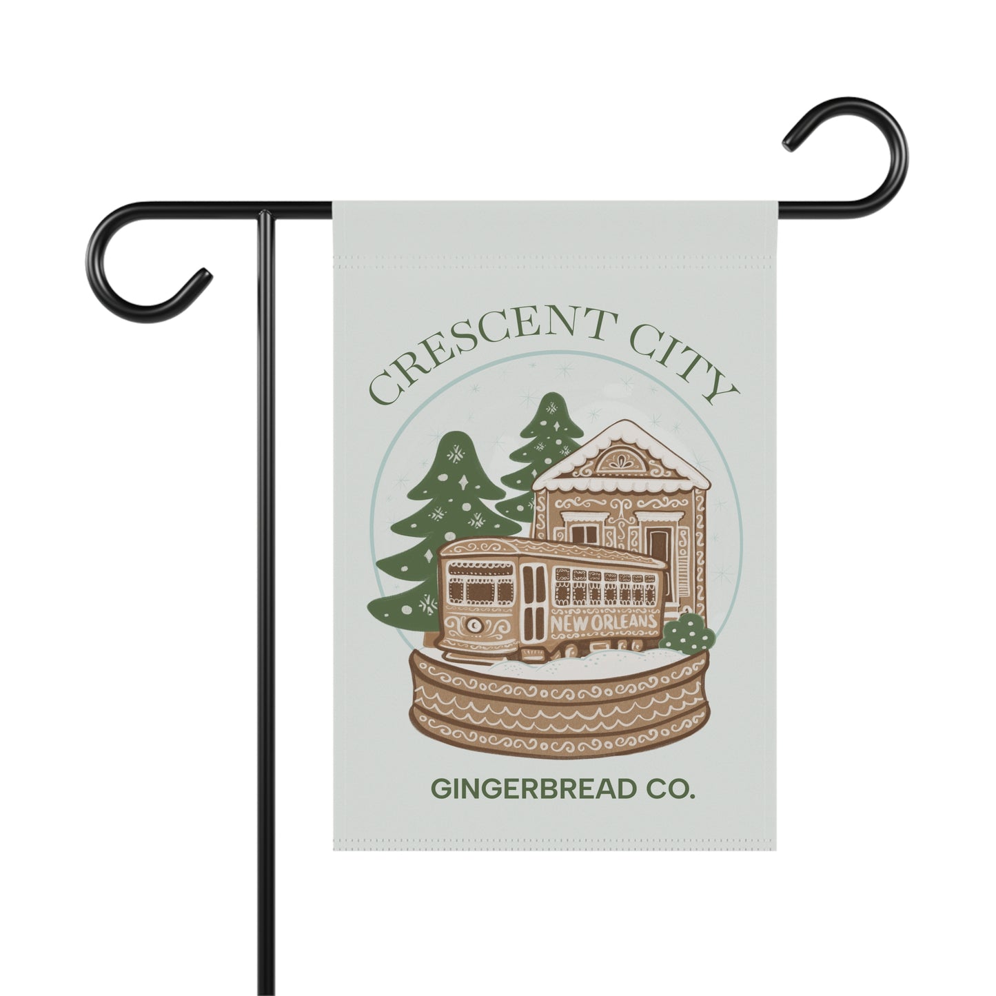 Garden Flag — Crescent City Gingerbread Co. New Orleans Decorative Banner