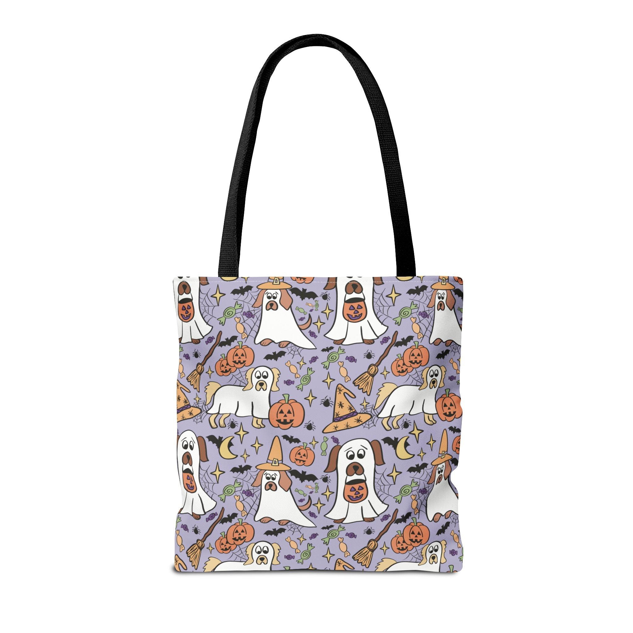 Spooky Ghosts Tote Bag - Halloween Decor, Trick or Treat, Eco-Friendly Shopping, Witchy Vibes, Fun & Festive Gift