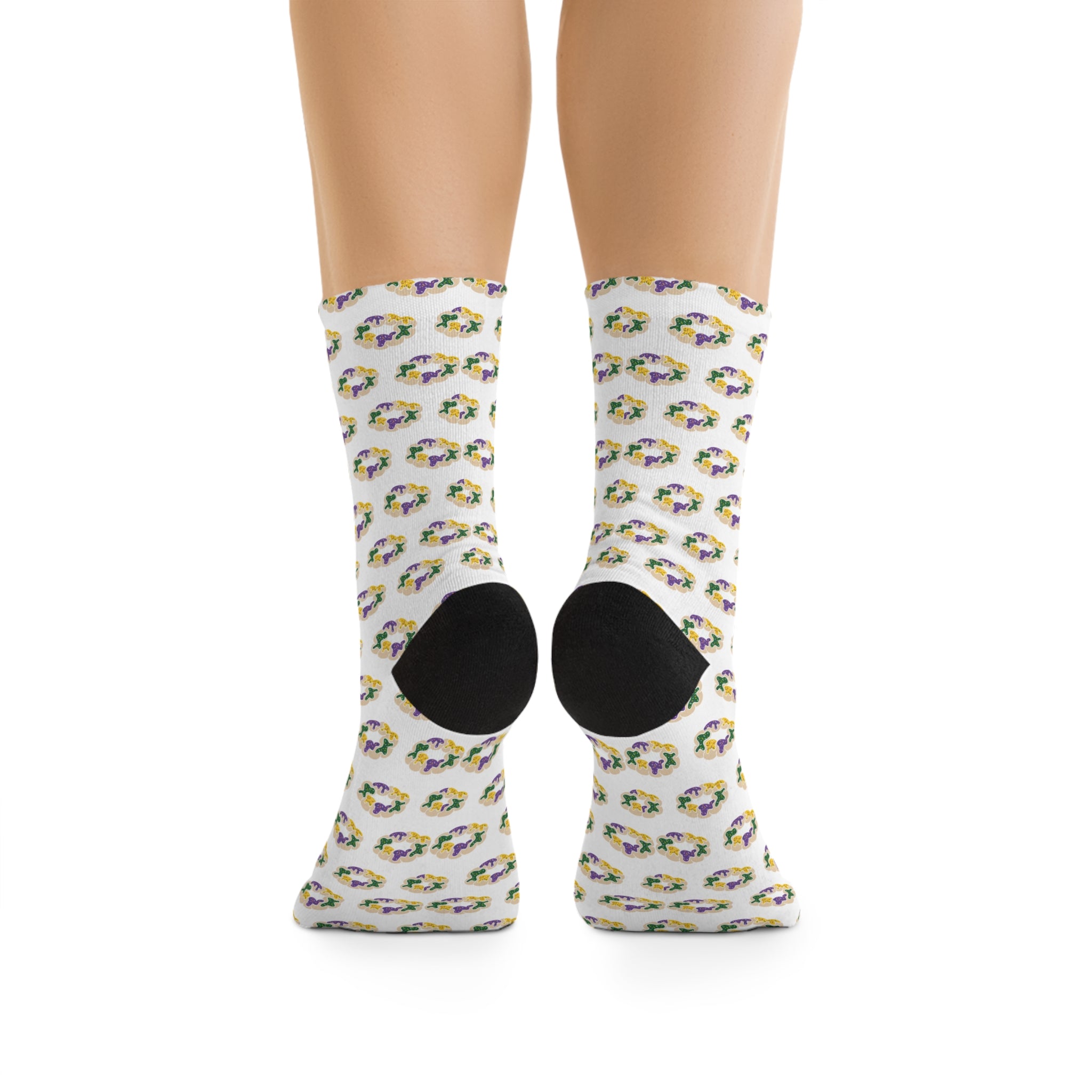King Cake Crew Socks - Recycled Poly Socks