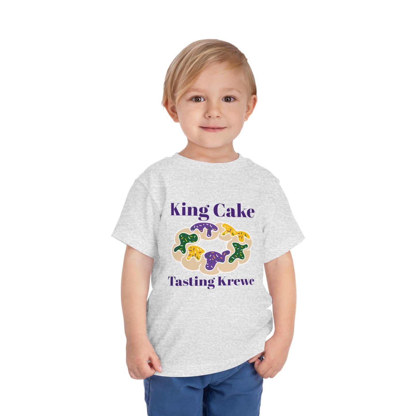 King Cake Tasting Krewe - Toddler Short Sleeve Tee