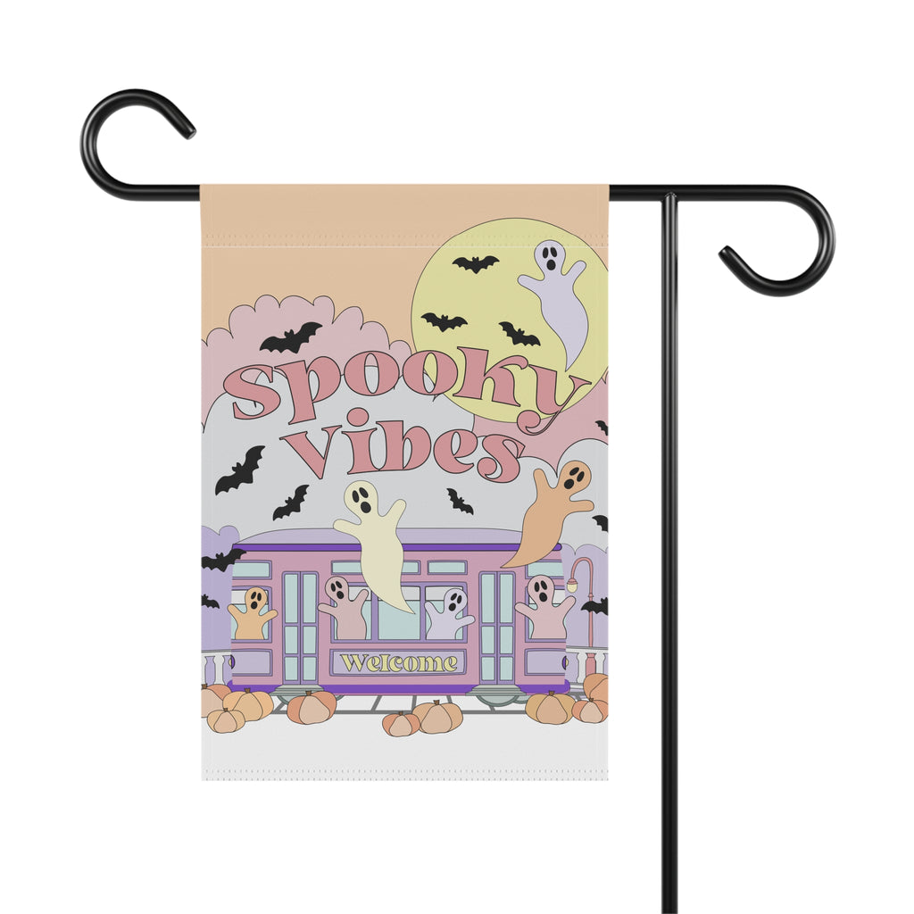 Pastel Pink New Orleans Halloween – Garden & House Banner