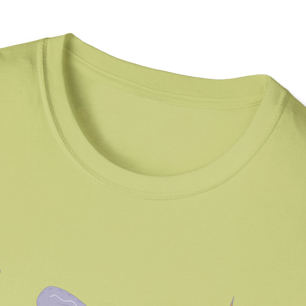 Dancing Boots Illustration T-Shirt | Retro Frame, Pastel Stars