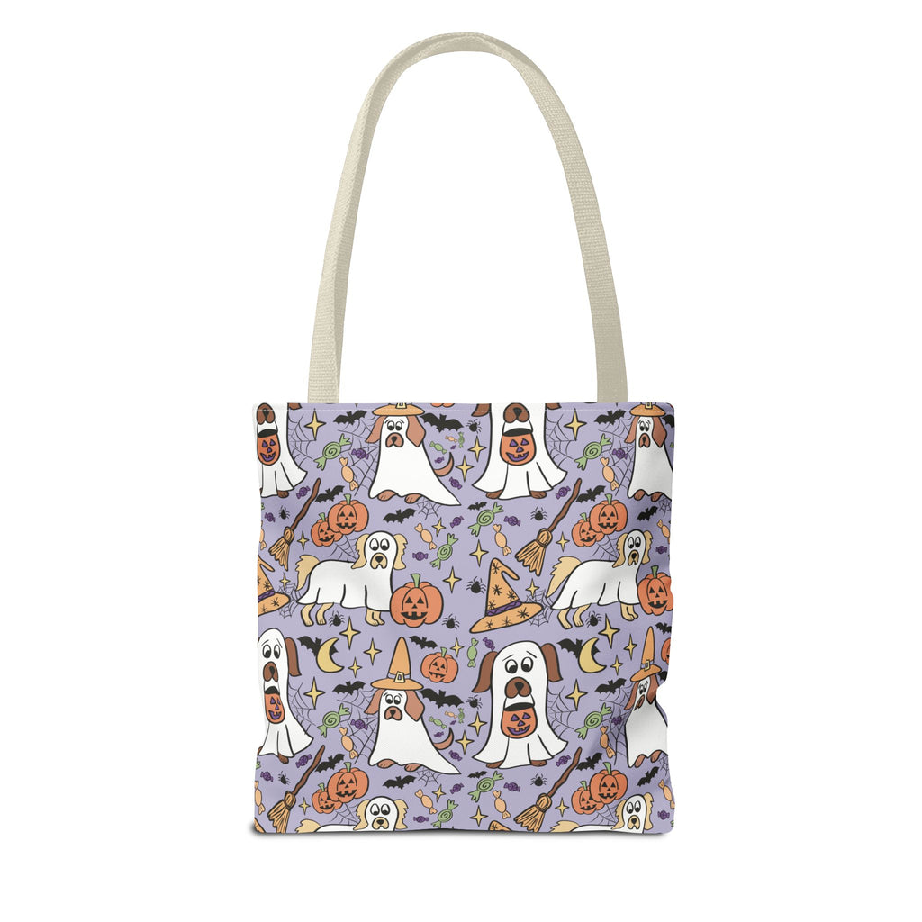 Spooky Ghosts Tote Bag - Halloween Decor, Trick or Treat, Eco-Friendly Shopping, Witchy Vibes, Fun & Festive Gift