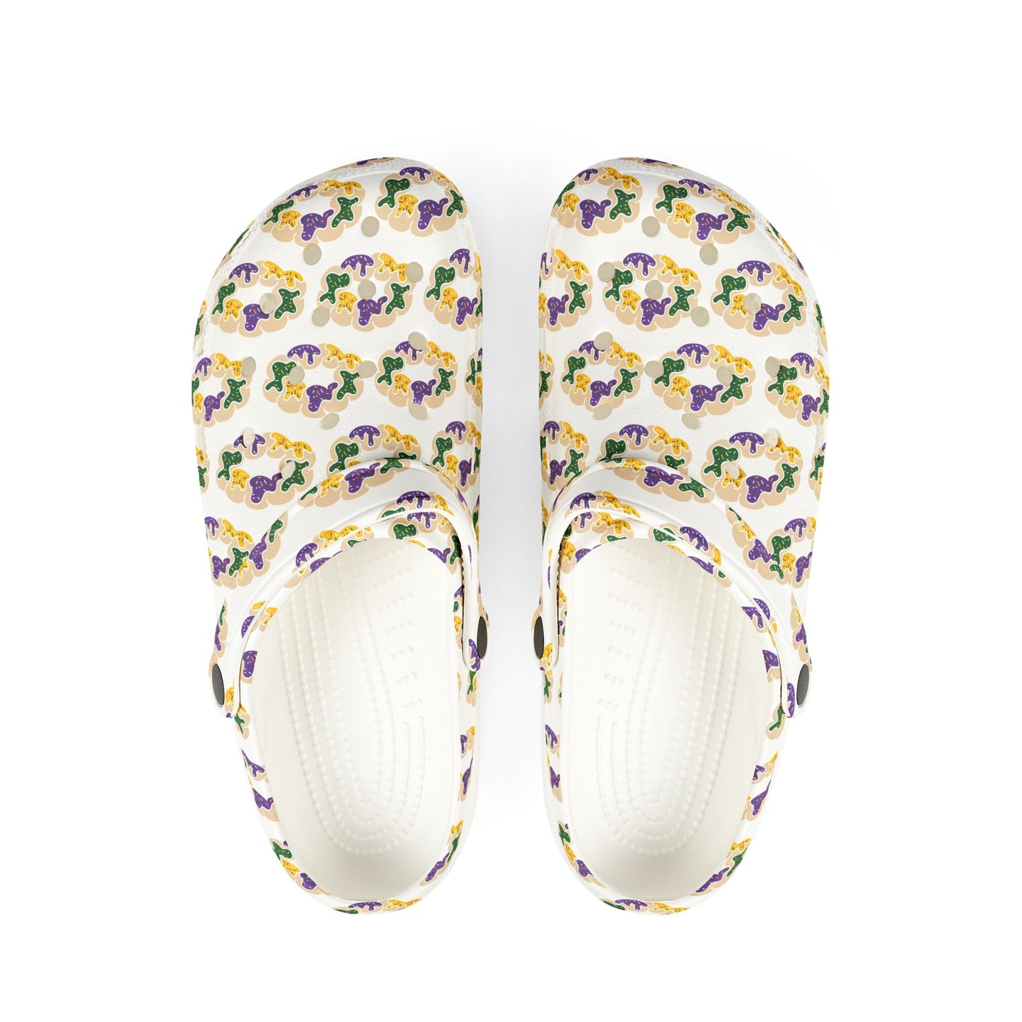 Mardi Gras Foam Rubber Shoes