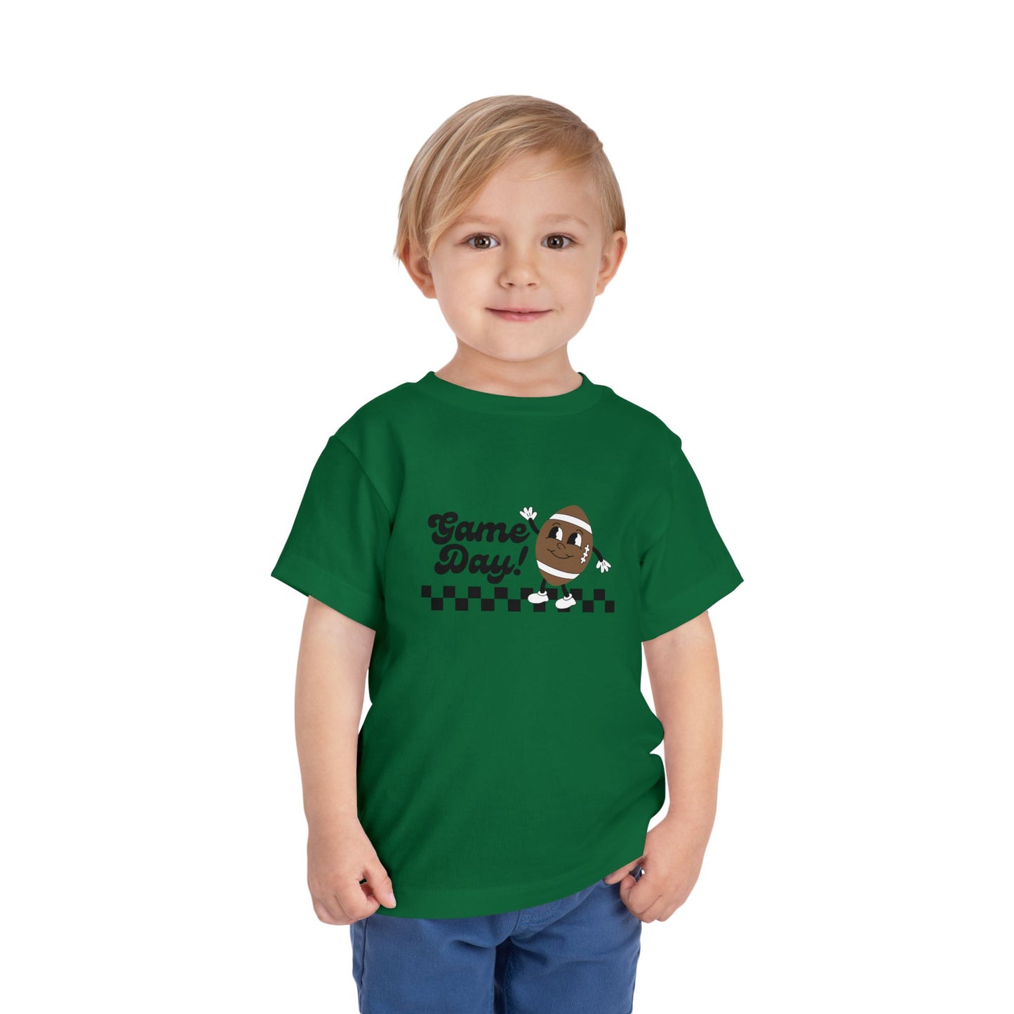 Retro Game Day Toddler Short Sleeve Tee