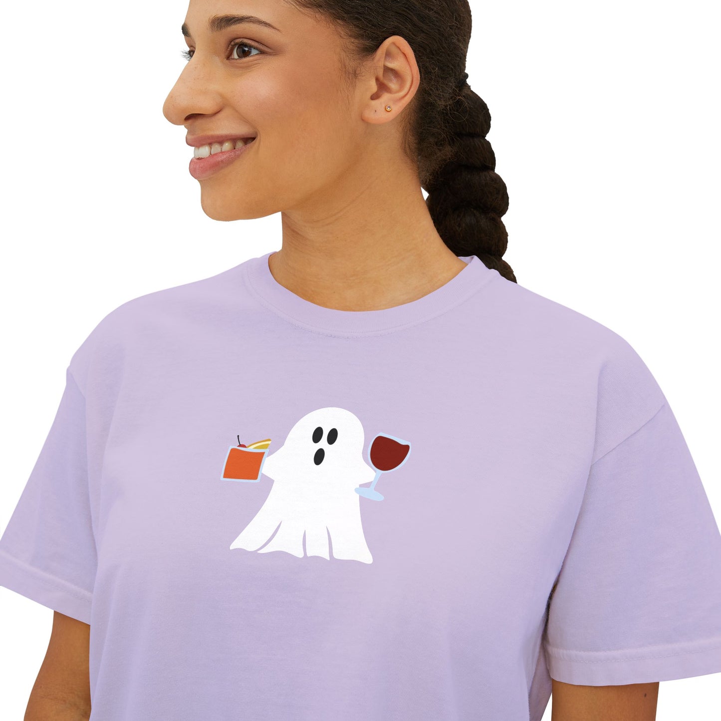 Full of Boos, Women's Boxy Tee, Drunken Ghosts, Funny Halloween