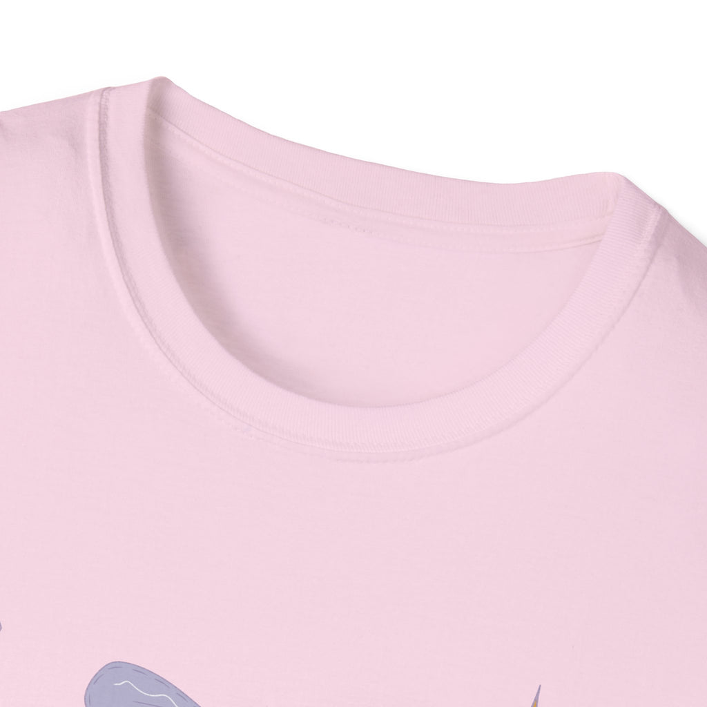 Dancing Boots Illustration T-Shirt | Retro Frame, Pastel Stars