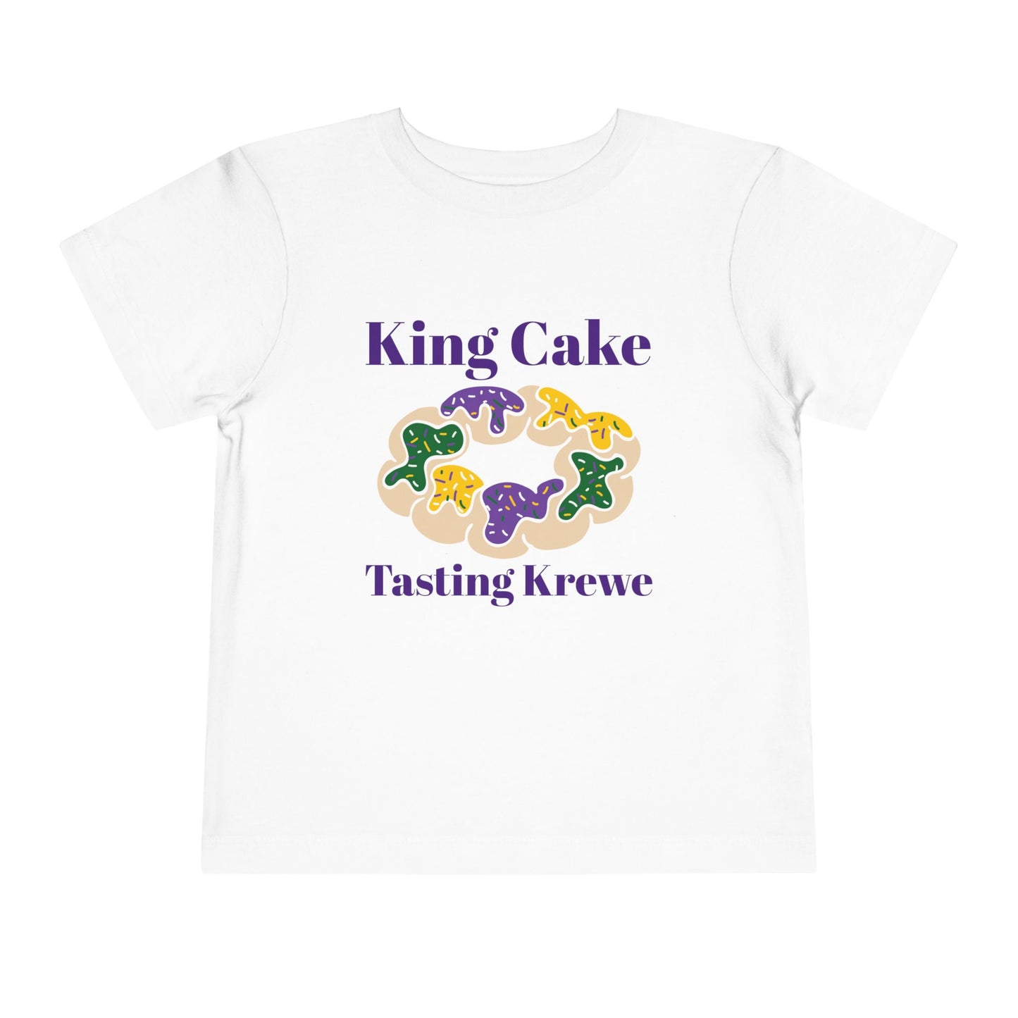 King Cake Tasting Krewe - Toddler Short Sleeve Tee