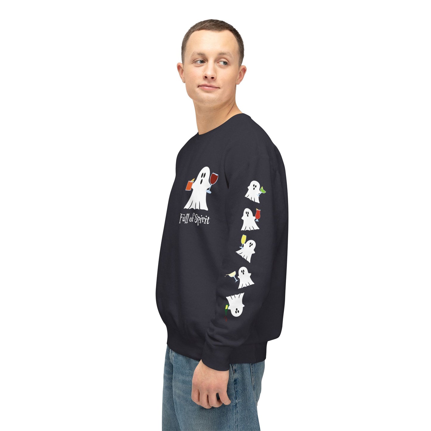 Full of Spirit - Unisex Lightweight Crewneck Sweatshirt