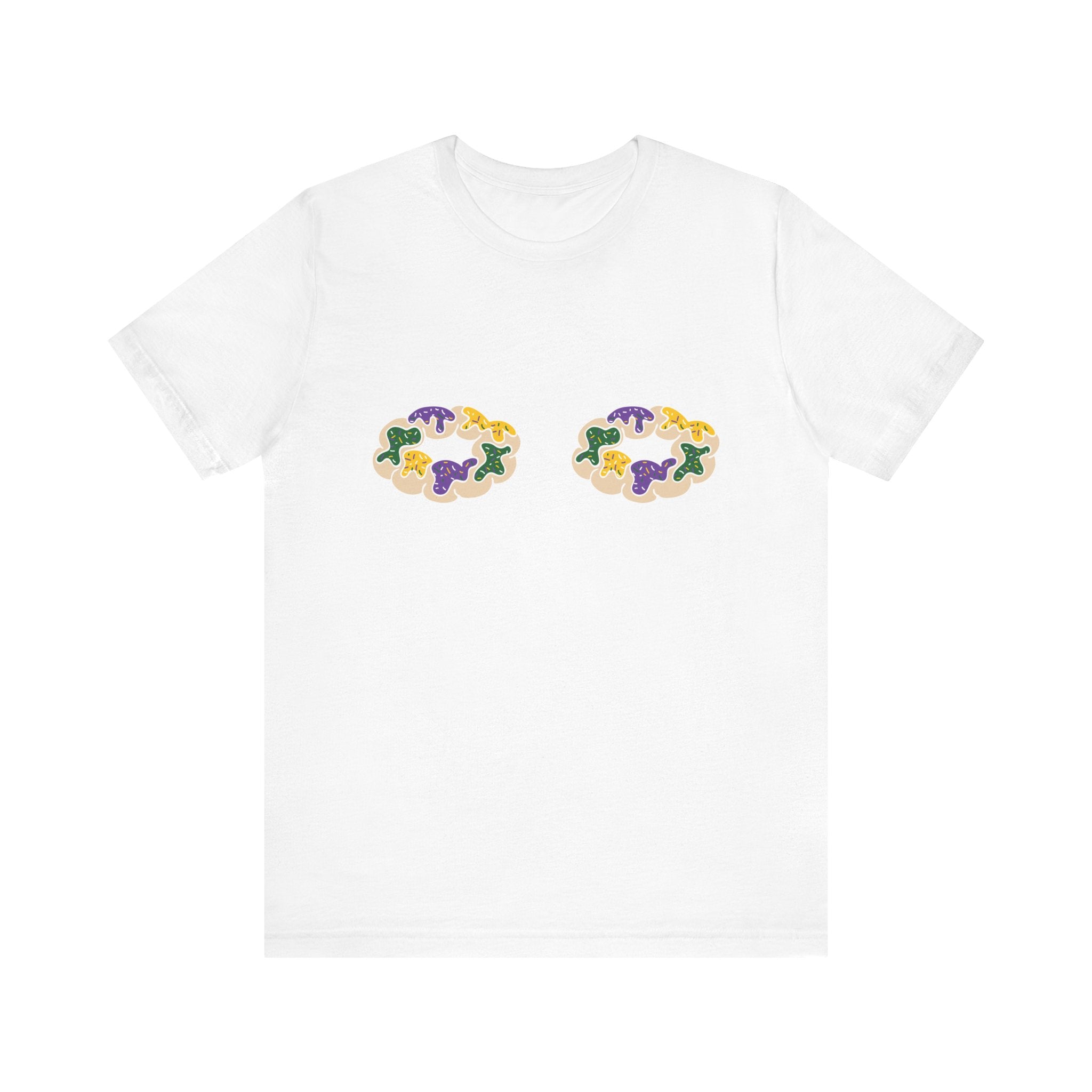 King Cake Tatas Tee - Unisex Jersey Shirt - Express Delivery Available