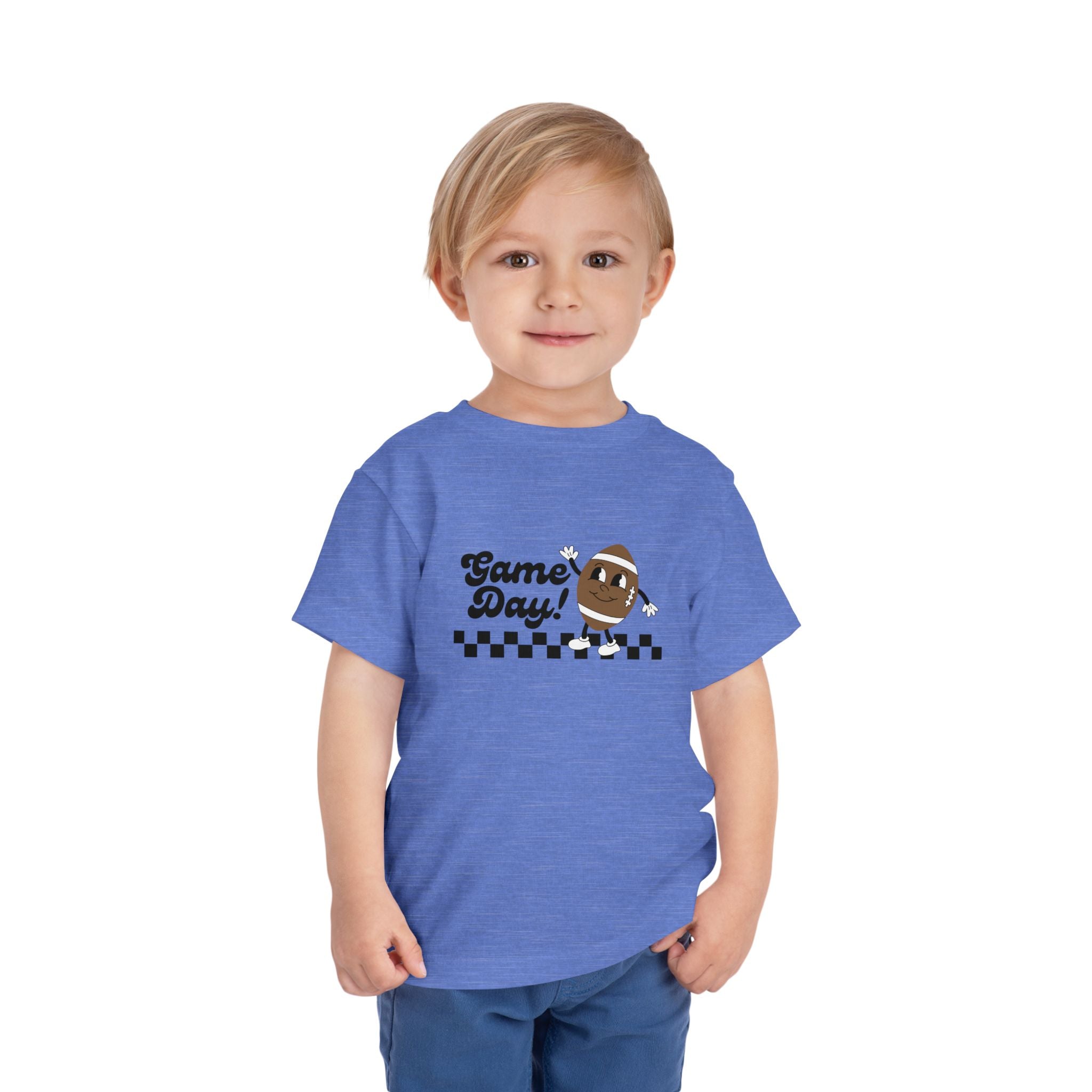 Retro Game Day Toddler Short Sleeve Tee