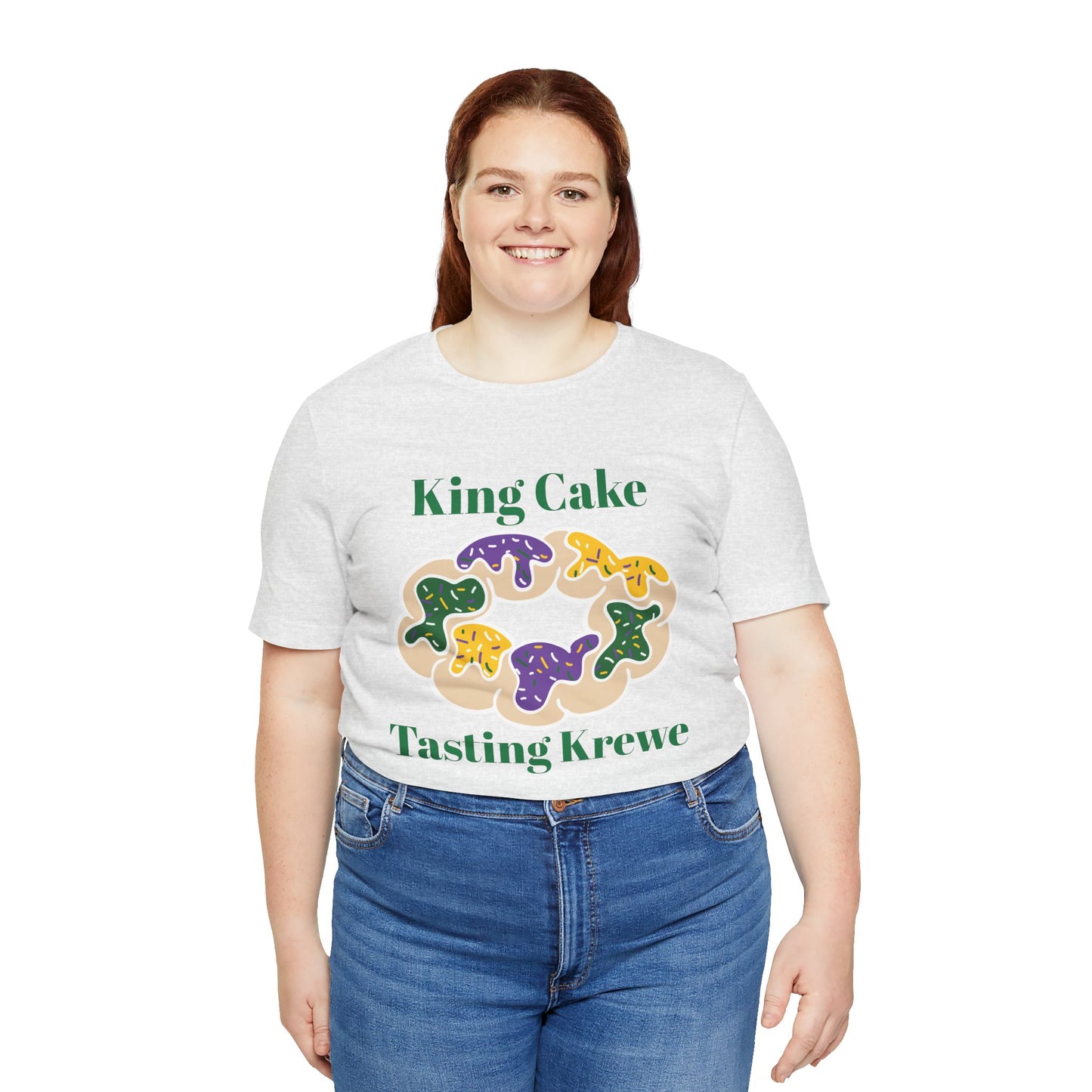 King Cake Tasting Krewe Unisex Jersey Short Sleeve Tee