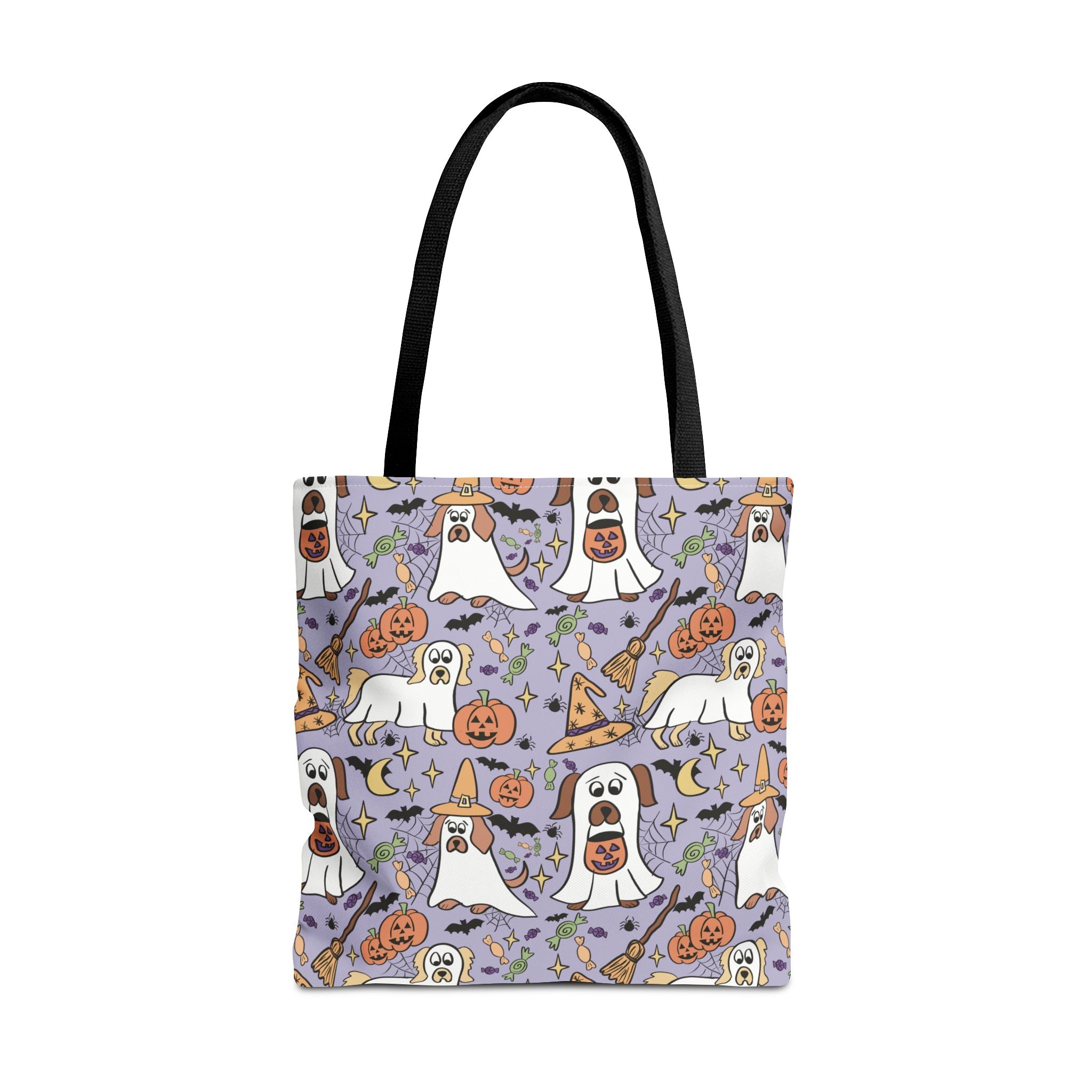 Spooky Ghosts Tote Bag - Halloween Decor, Trick or Treat, Eco-Friendly Shopping, Witchy Vibes, Fun & Festive Gift