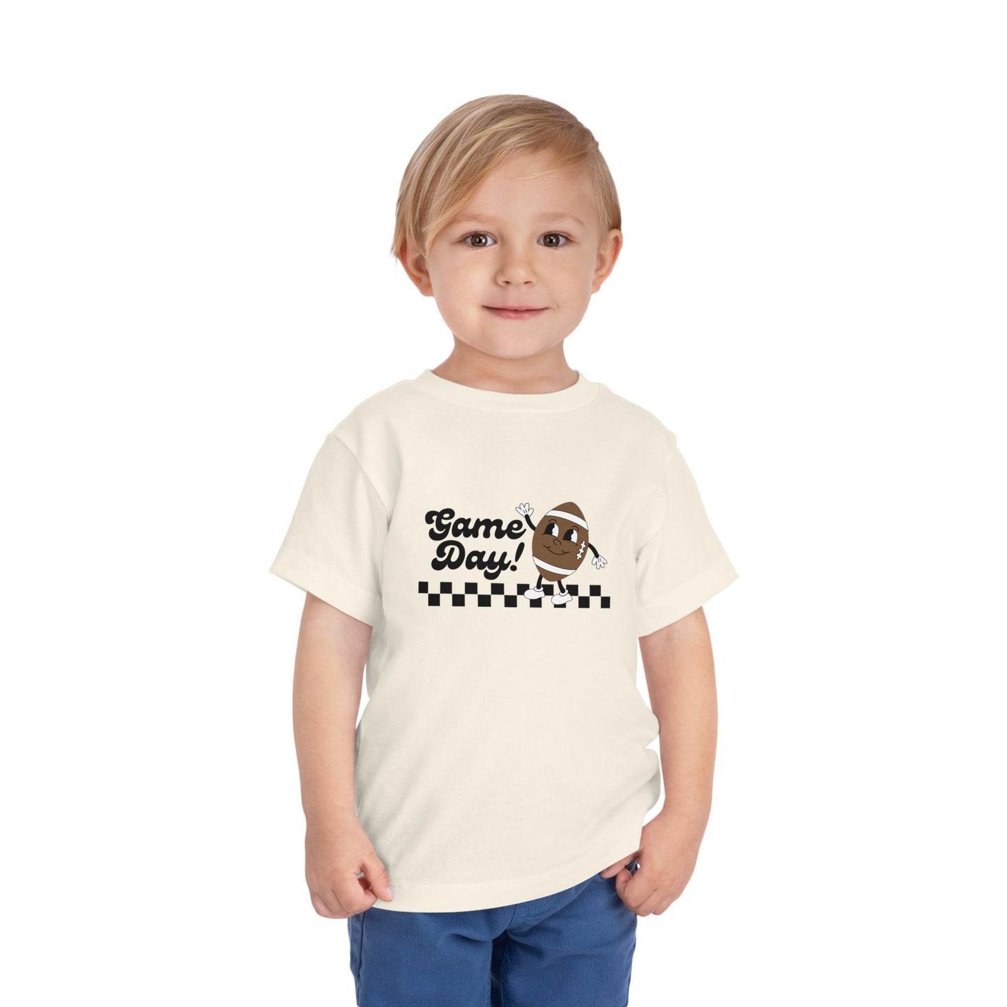 Retro Game Day Toddler Short Sleeve Tee