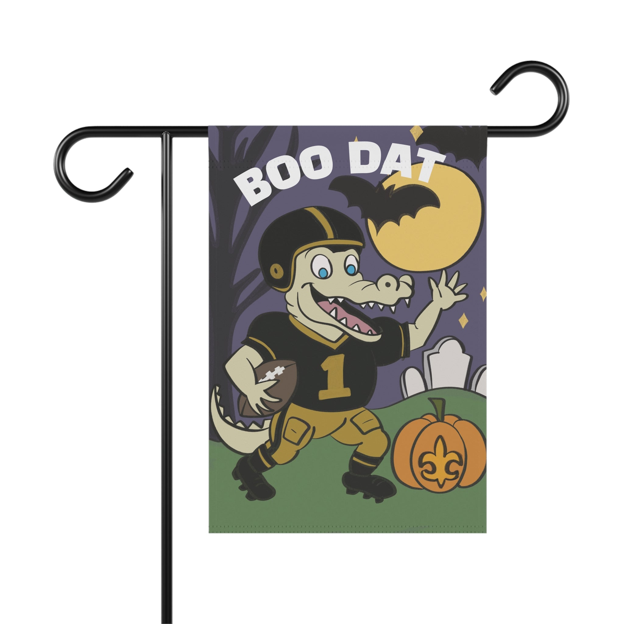Halloween Garden Banner, Fun Football Decor, Spooky Outdoor Decoration