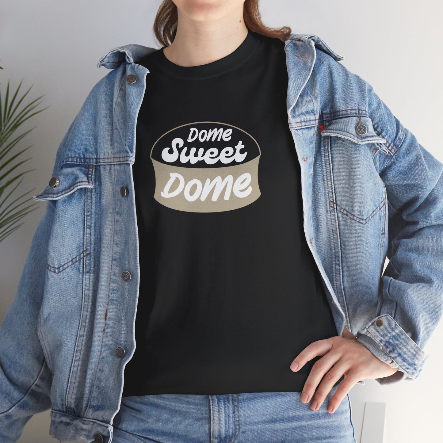 Dome Sweet Dome Unisex Heavy Cotton Tee New Orleans Saints Football Superdome