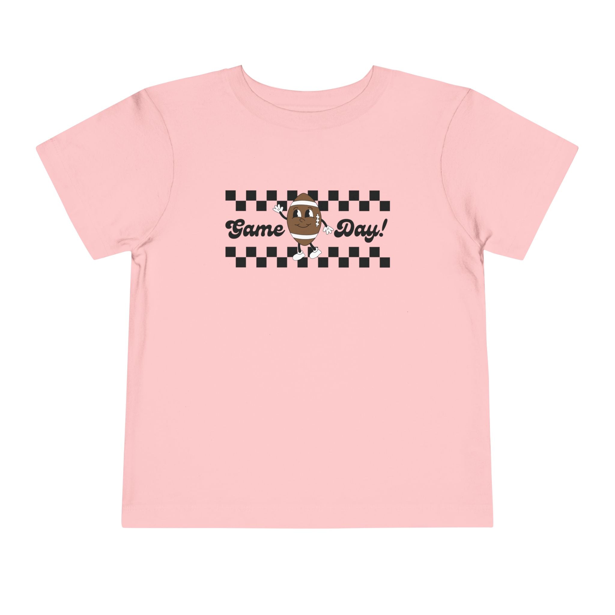 Game Day Retro Inspired Football Toddler Short Sleeve Tee