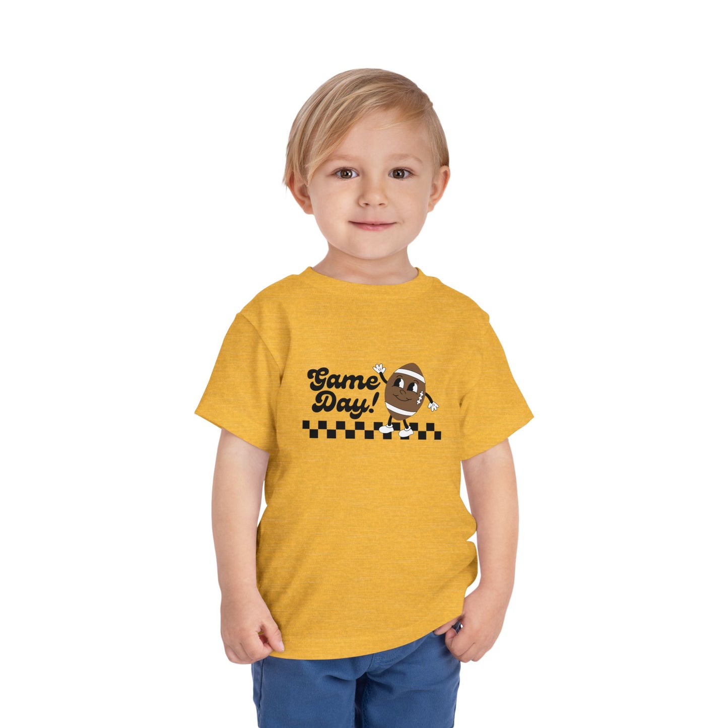 Retro Game Day Toddler Short Sleeve Tee