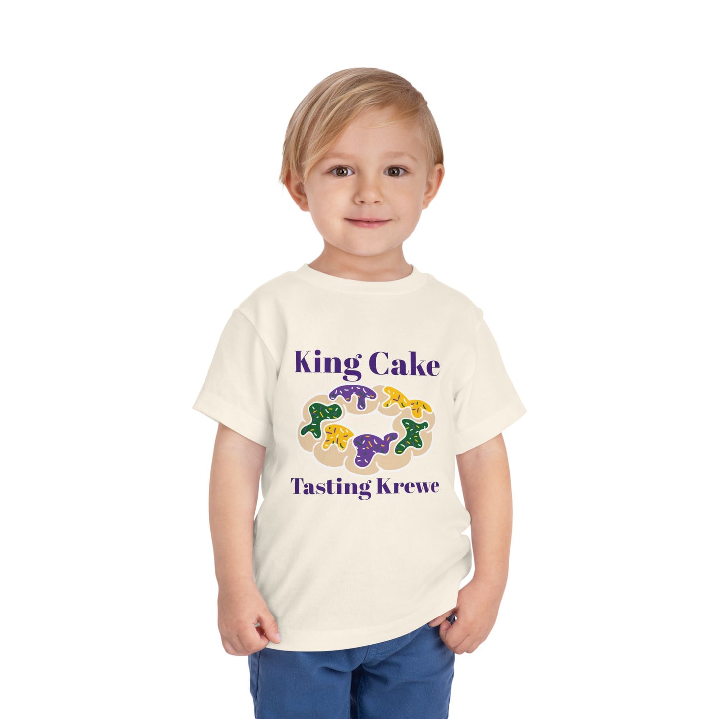 King Cake Tasting Krewe - Toddler Short Sleeve Tee