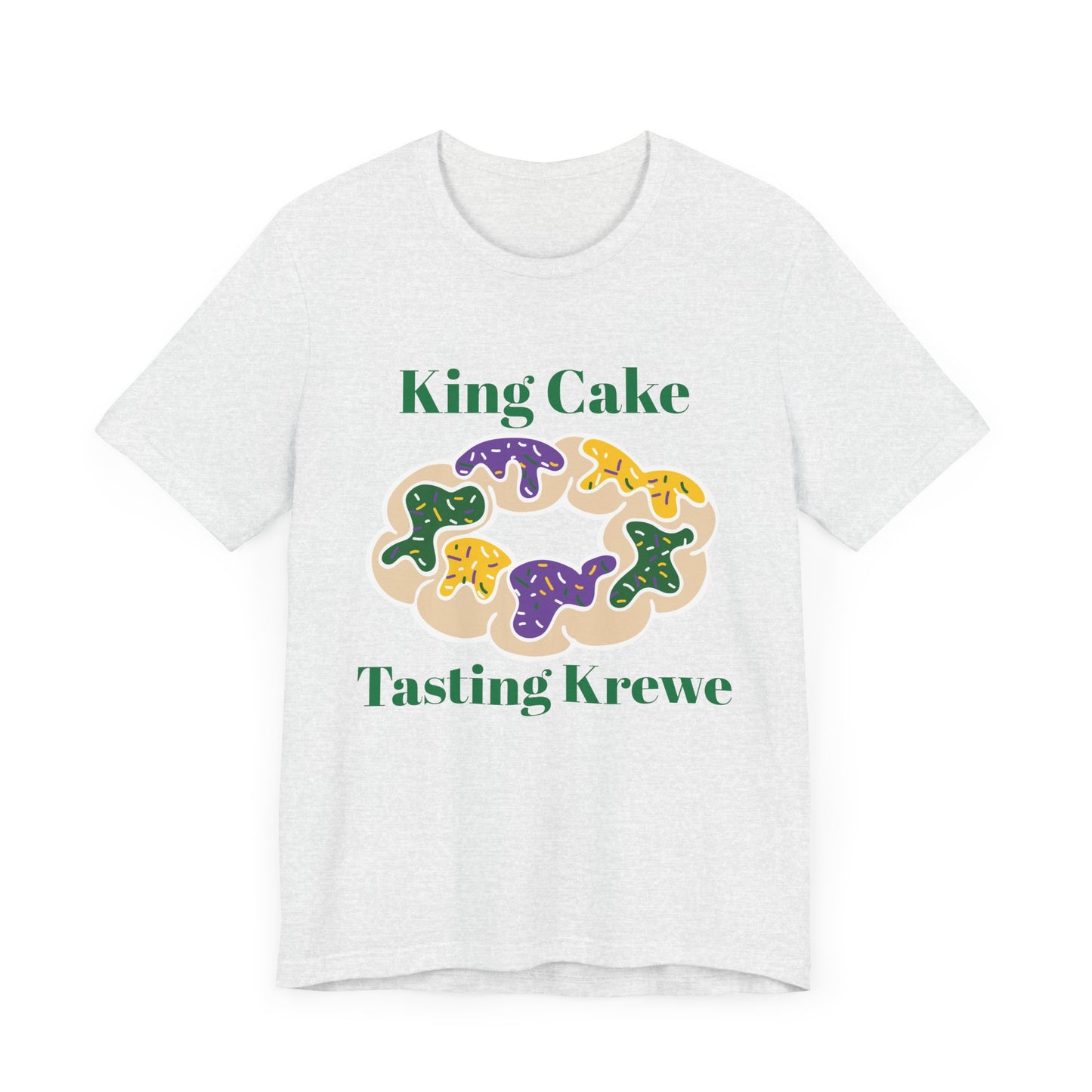 King Cake Tasting Krewe Unisex Jersey Short Sleeve Tee