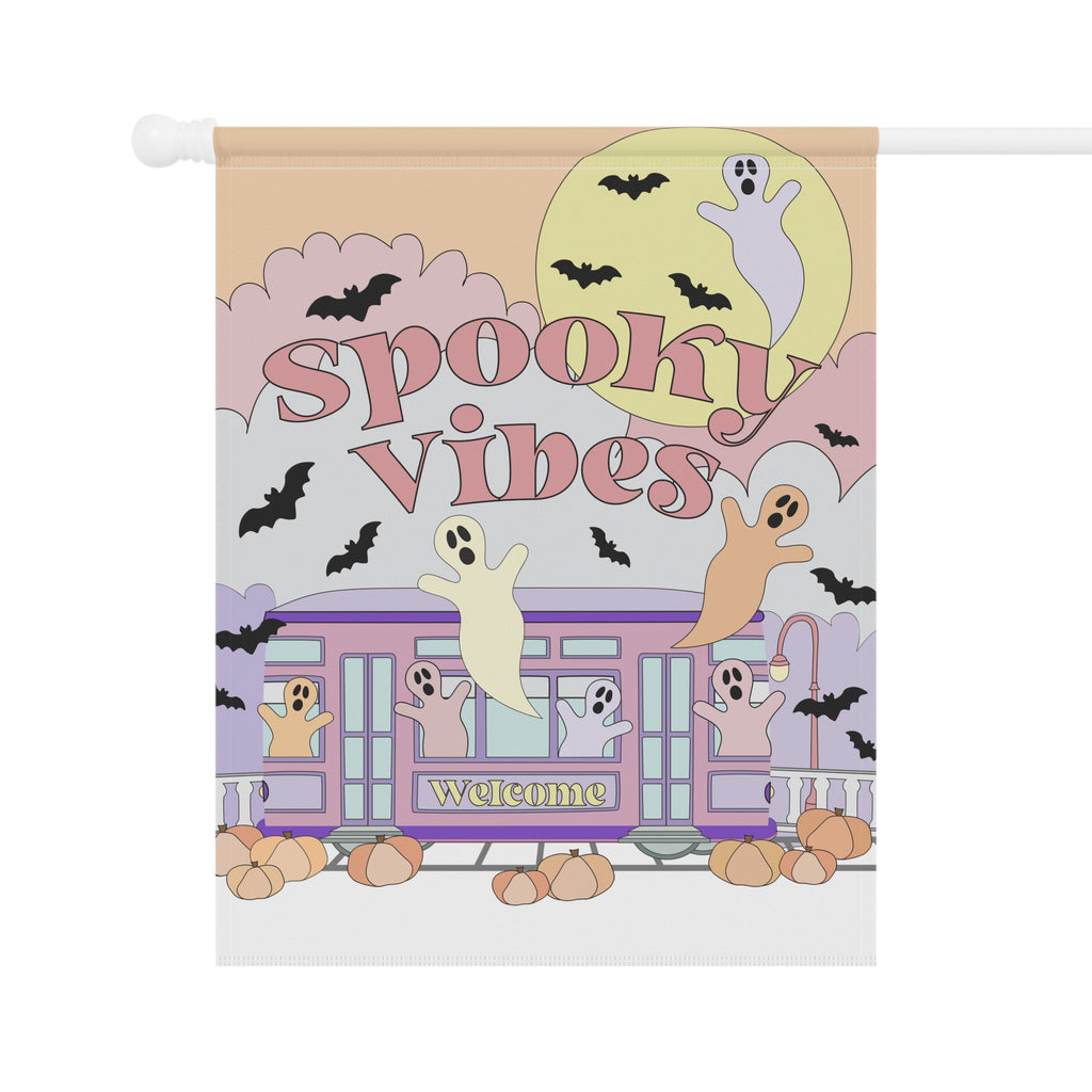 Pastel Pink New Orleans Halloween – Garden & House Banner