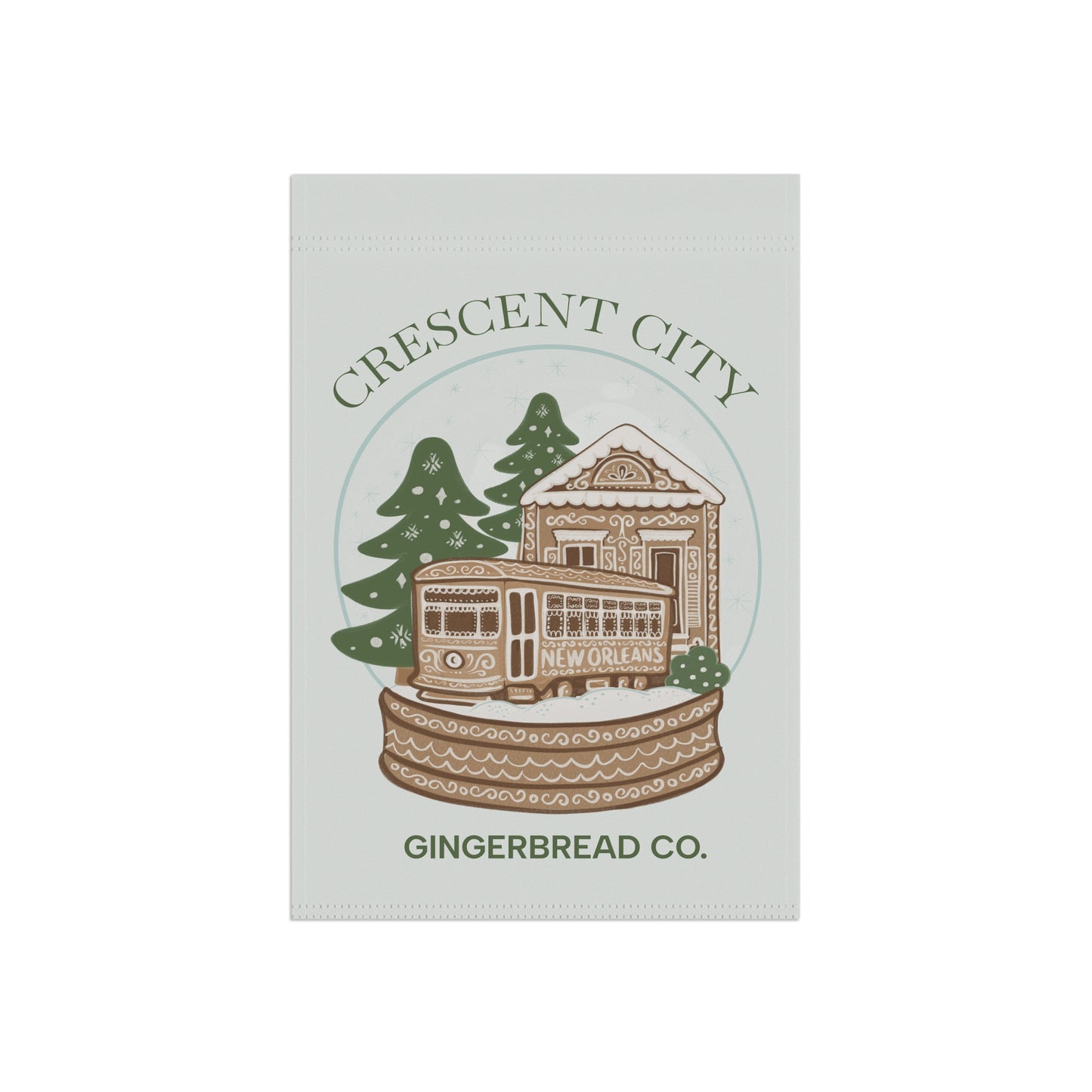 Garden Flag — Crescent City Gingerbread Co. New Orleans Decorative Banner