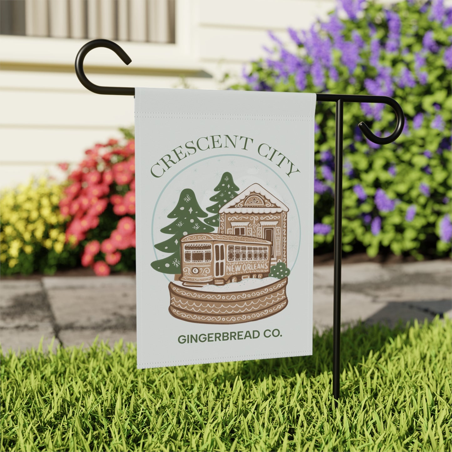Garden Flag — Crescent City Gingerbread Co. New Orleans Decorative Banner