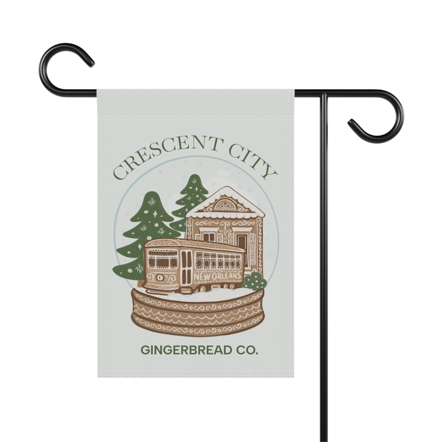 Garden Flag — Crescent City Gingerbread Co. New Orleans Decorative Banner