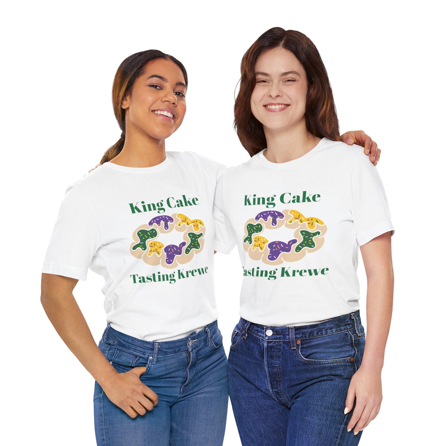 King Cake Tasting Krewe Unisex Jersey Short Sleeve Tee