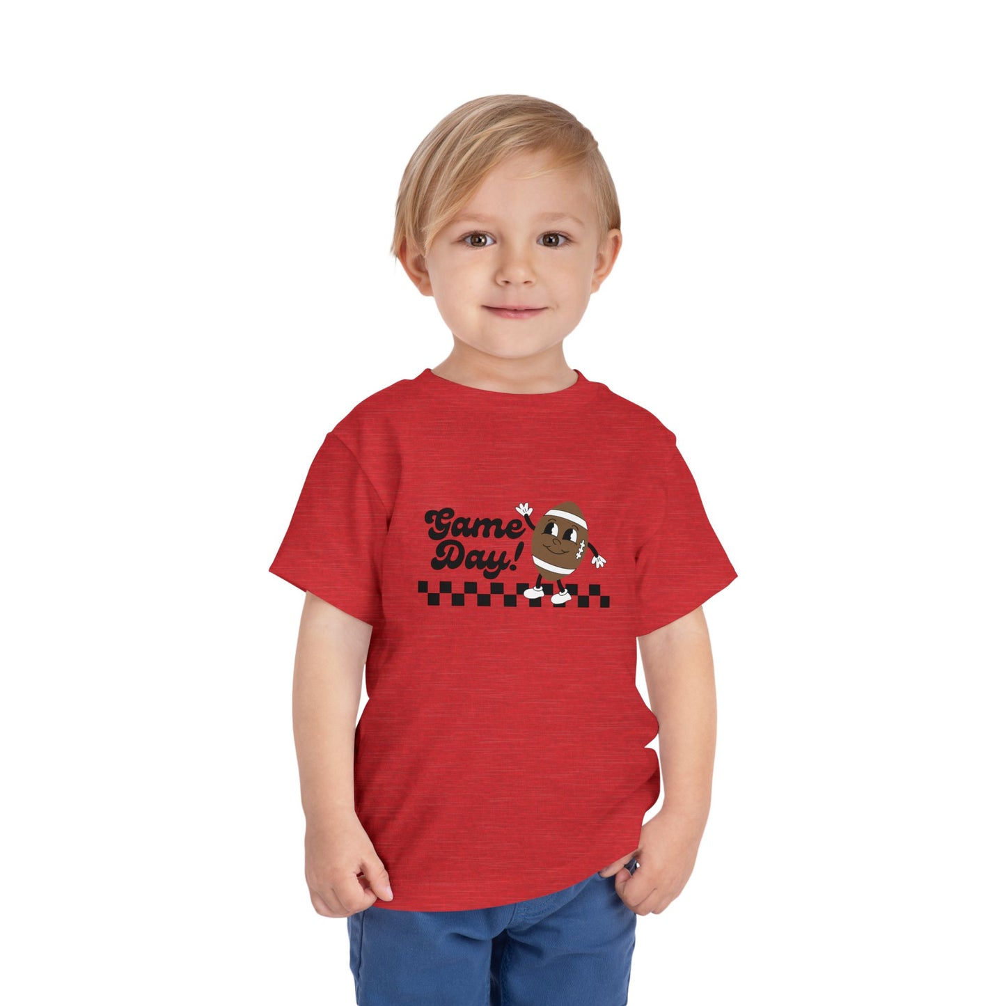 Retro Game Day Toddler Short Sleeve Tee