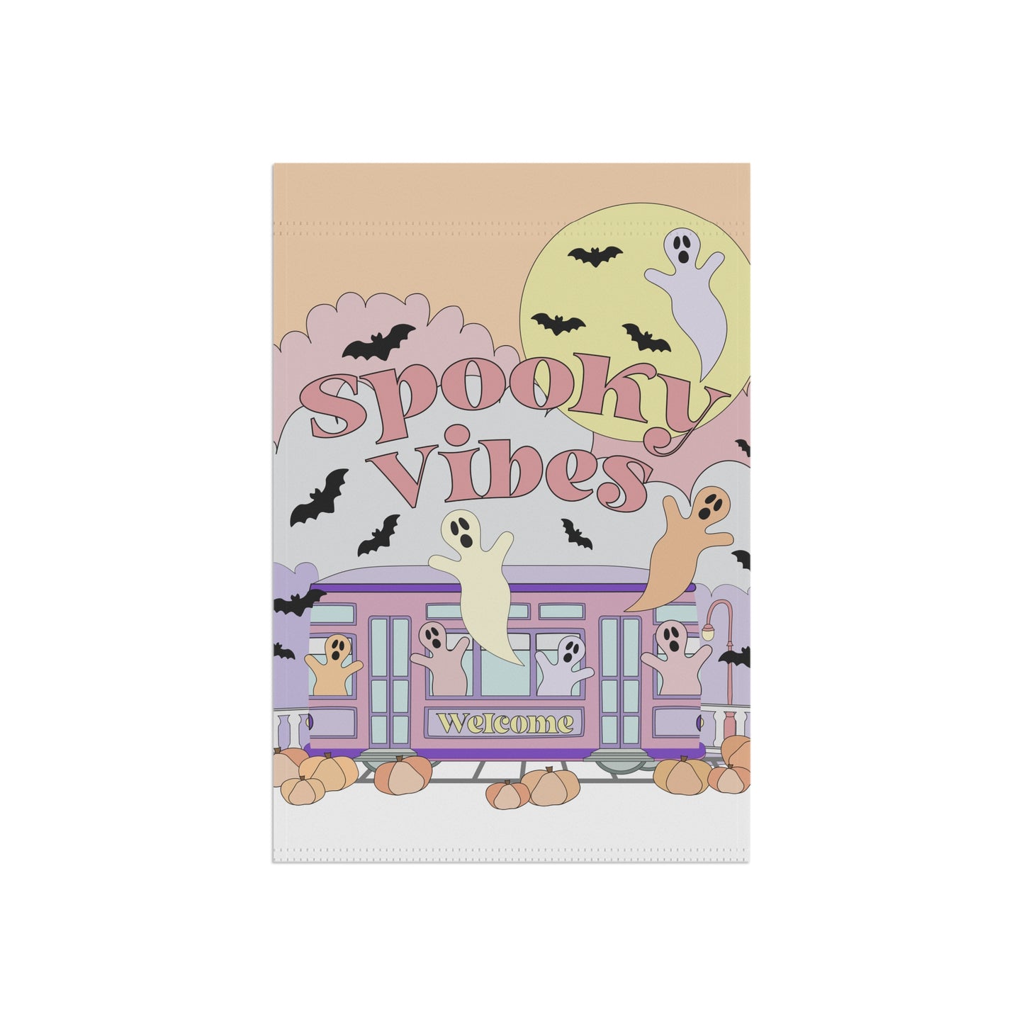 Pastel Spooky Vibes Garden & House Banner New Orleans Inspired