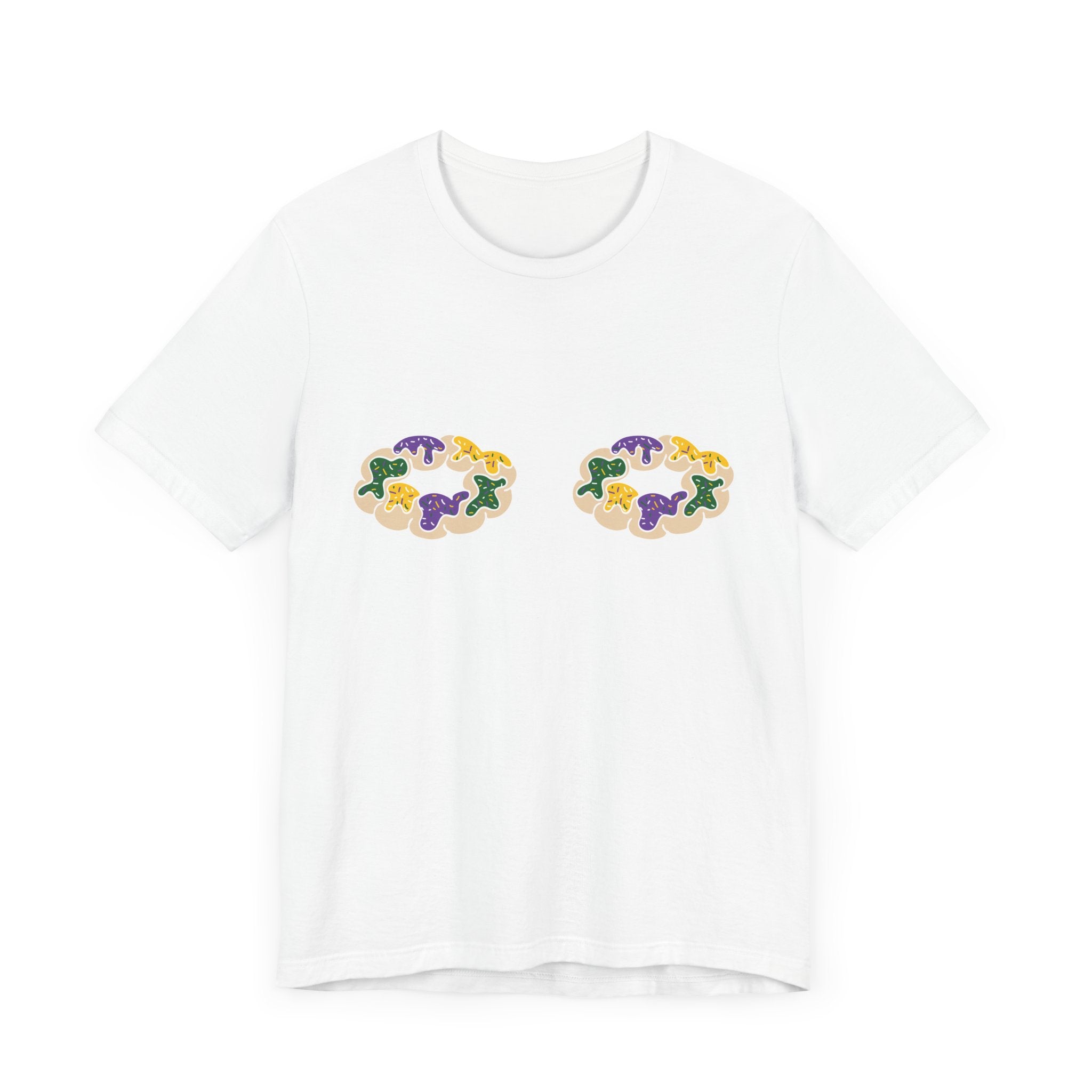 King Cake Tatas Tee - Unisex Jersey Shirt - Express Delivery Available