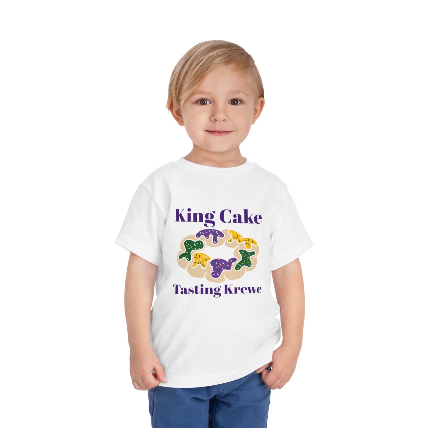 King Cake Tasting Krewe - Toddler Short Sleeve Tee