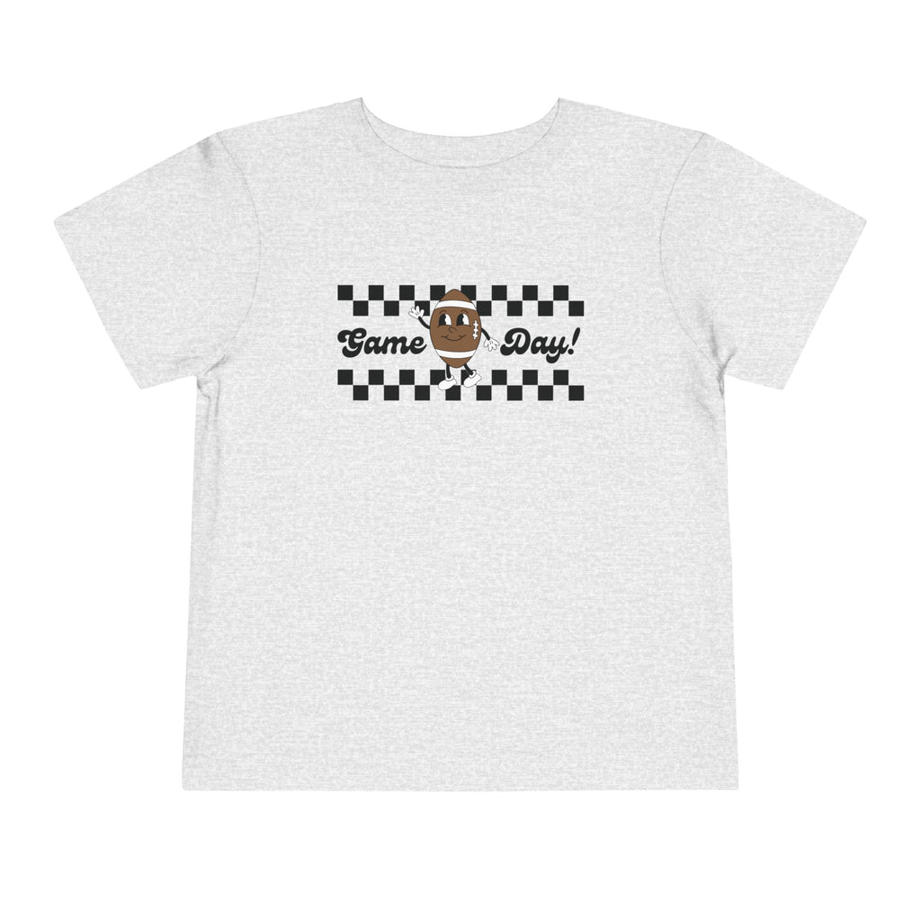 Game Day Retro Inspired Football Toddler Short Sleeve Tee