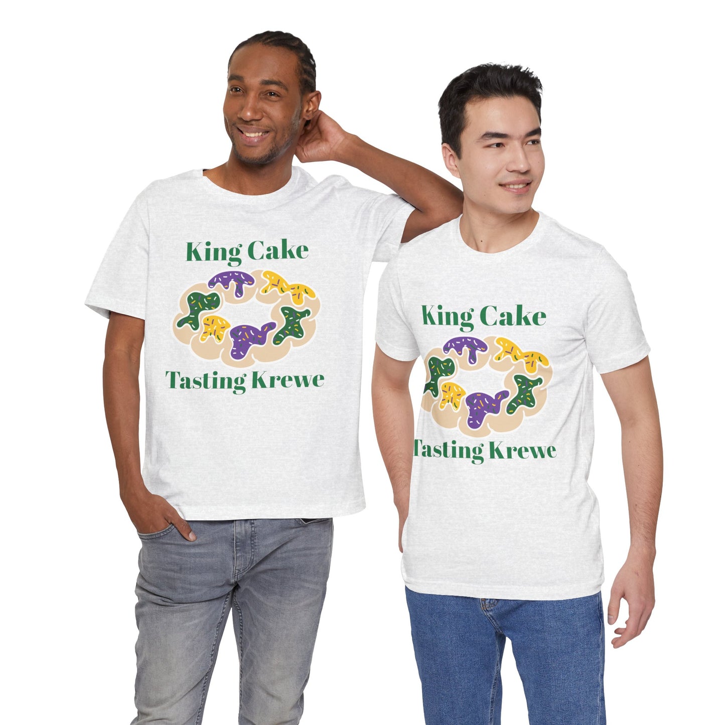 King Cake Tasting Krewe Unisex Jersey Short Sleeve Tee