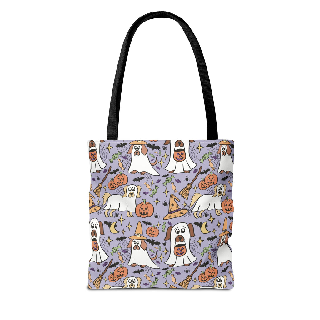 Spooky Ghosts Tote Bag - Halloween Decor, Trick or Treat, Eco-Friendly Shopping, Witchy Vibes, Fun & Festive Gift