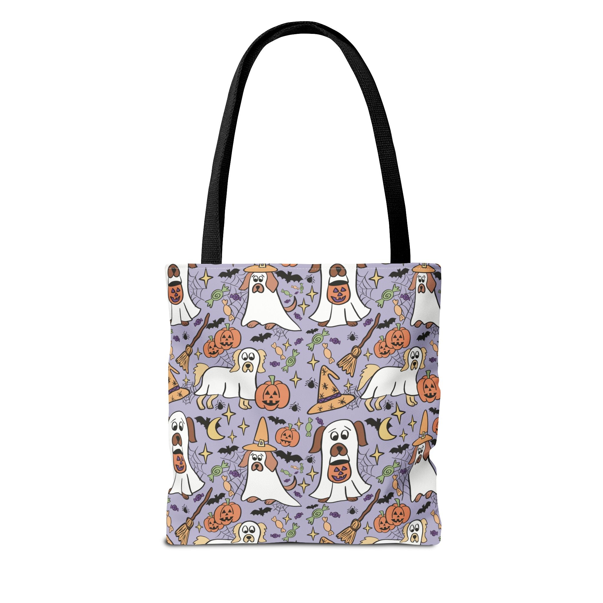 Spooky Ghosts Tote Bag - Halloween Decor, Trick or Treat, Eco-Friendly Shopping, Witchy Vibes, Fun & Festive Gift